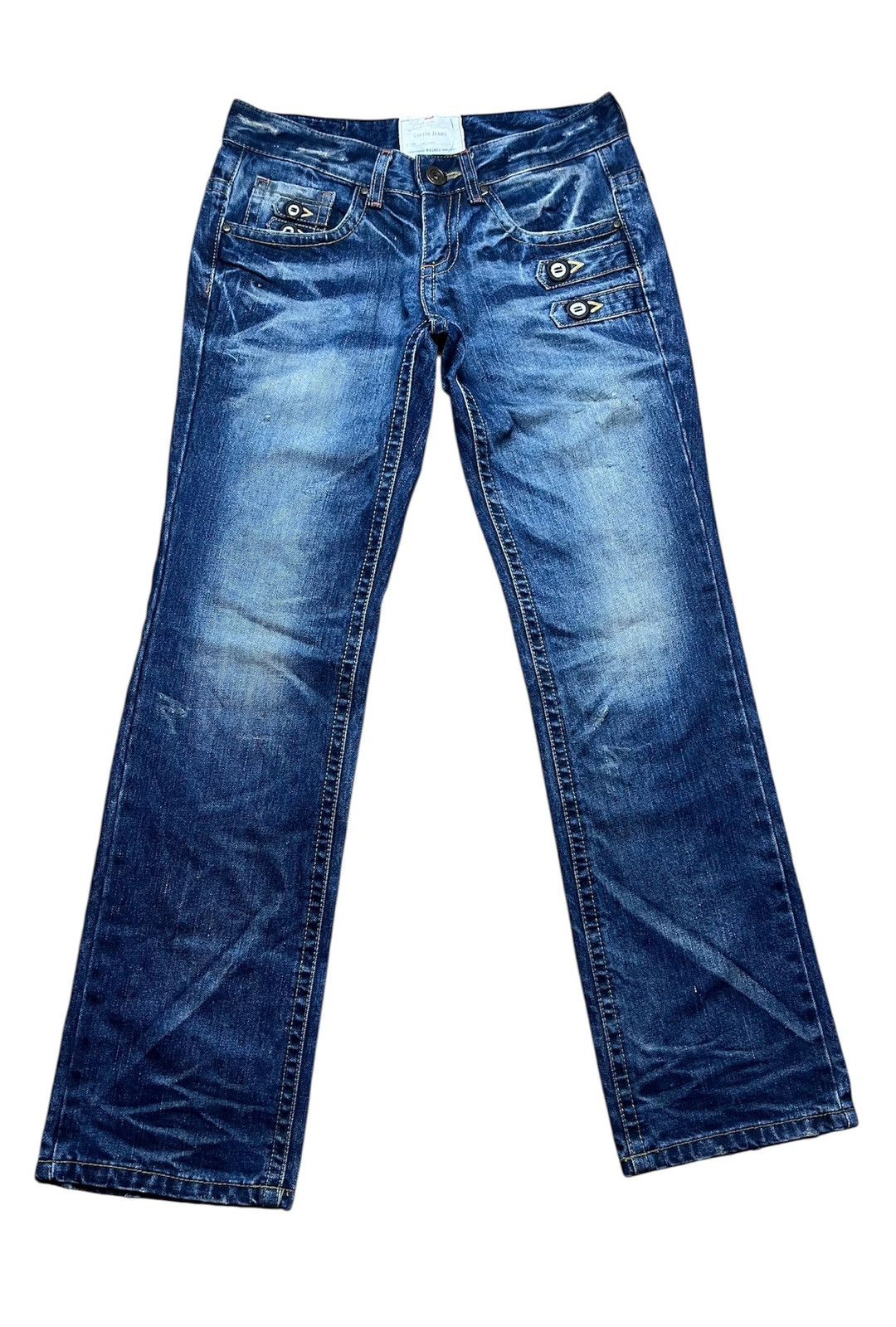 Le Grande Bleu (L.G.B.) Vintage Lolita distressed denim Size US 31 - 1 Thumbnail