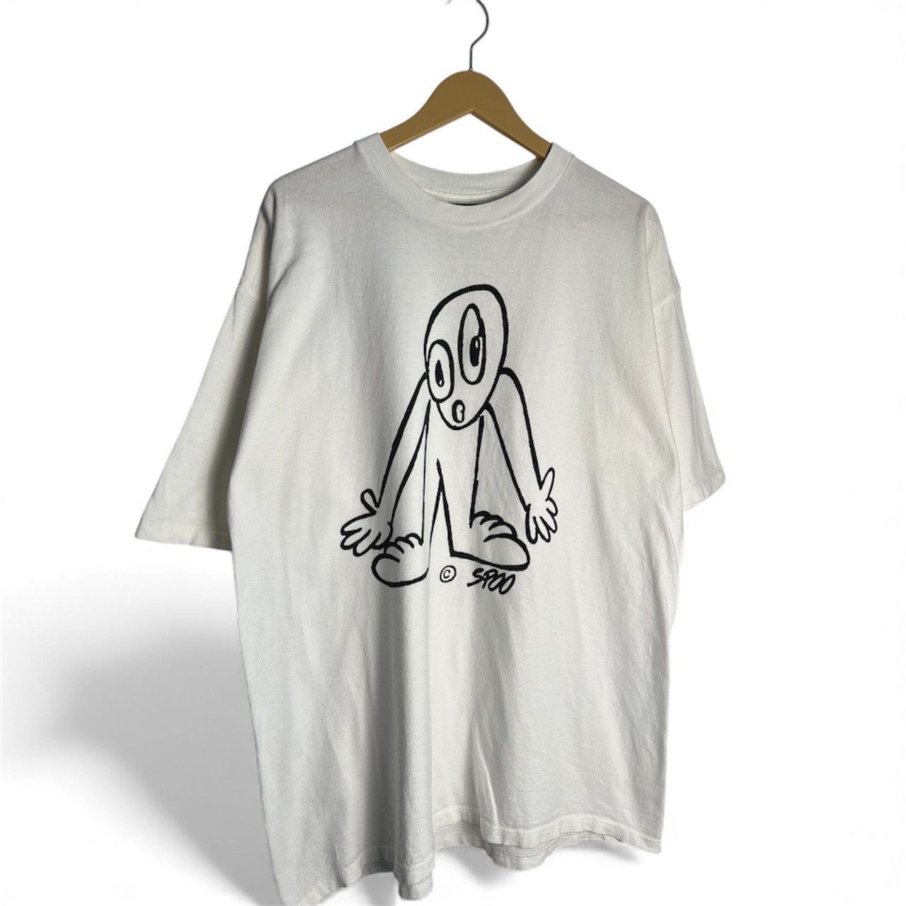 Vintage Vintage 90s Spoo Art Graphic Tee Size US XL / EU 56 / 4 - 1 Thumbnail