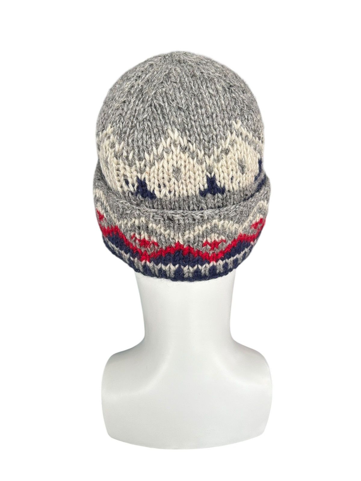 Japanese Brand × Kapital × Vintage Crochet Knitted handmade wool Beanie Hats Rare ☠️☠️ Size ONE SIZE - 3 Thumbnail