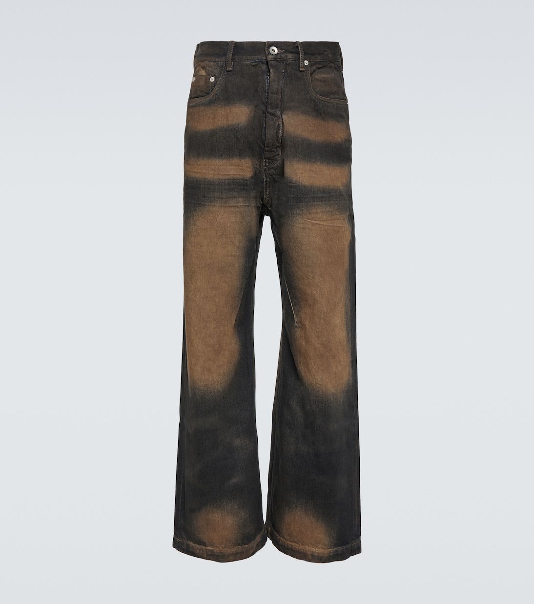 Pre-owned Rick Owens Drkshdw Denim Geth Jeans In Mud