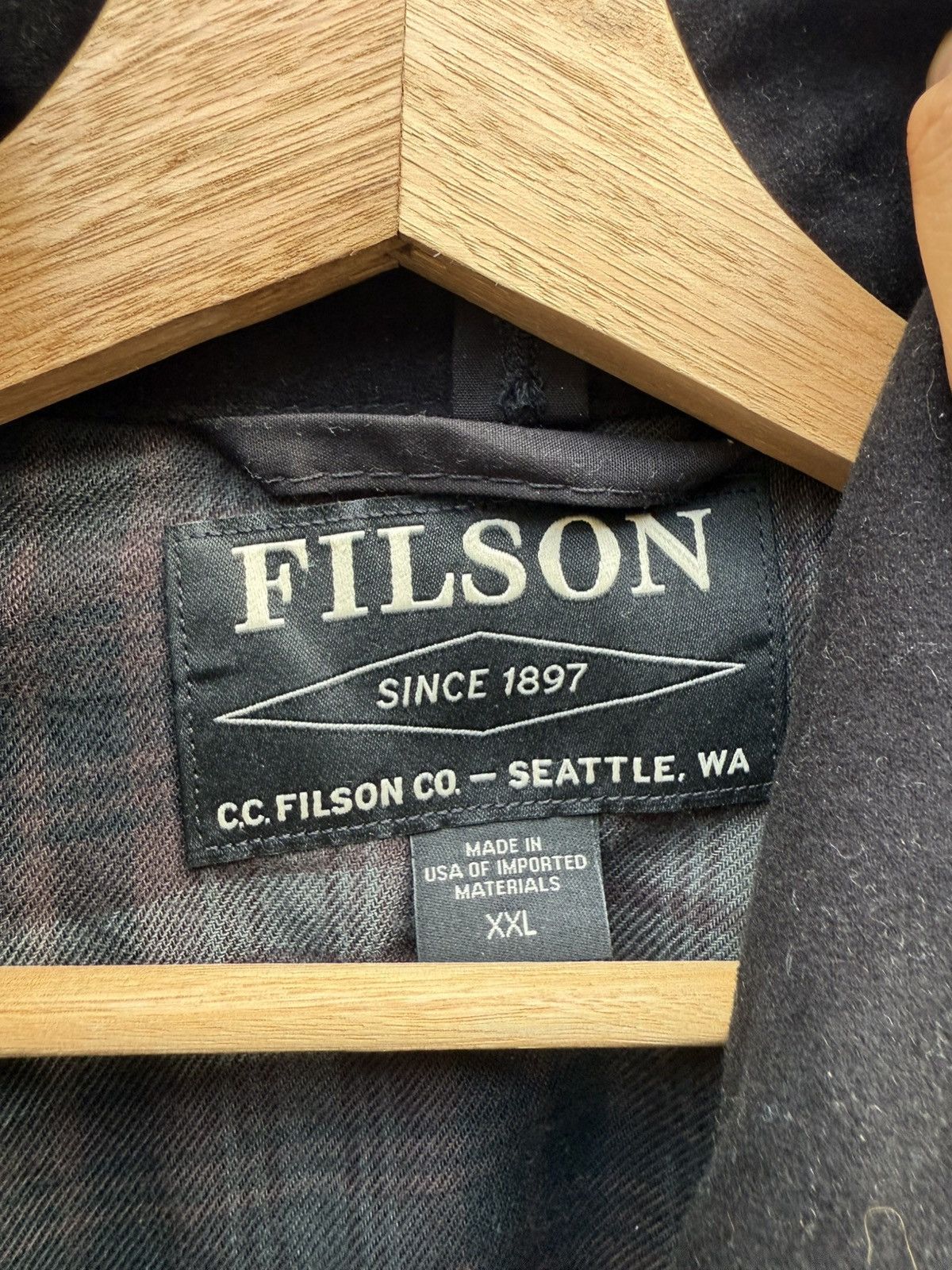 Filson FILSON TinCloth Waxed Field/Hunting Rare Size XXL Jacket Size US XXL / EU 58 / 5 - 3 Thumbnail