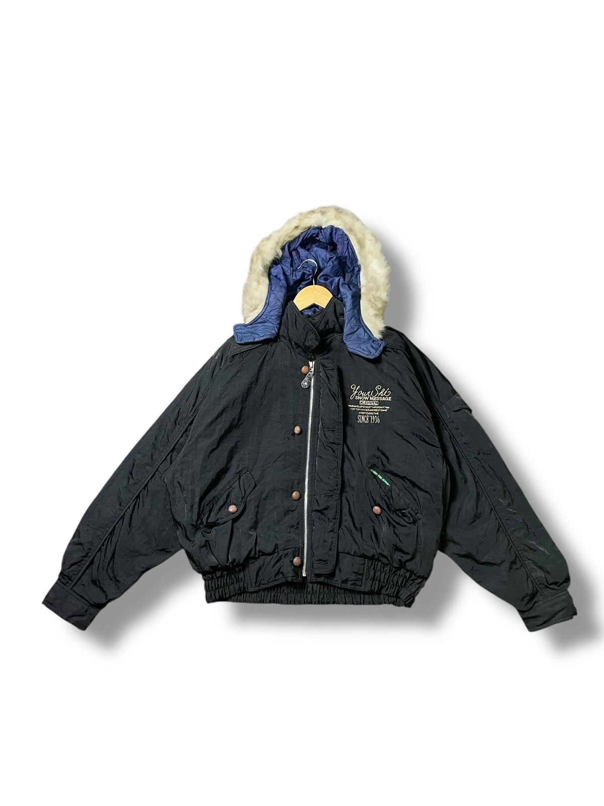 If Six Was Nine Your Ski x Japanese Brand Fluffy Hooded Jacket (31) Size US L / EU 52-54 / 3 - 1 Thumbnail