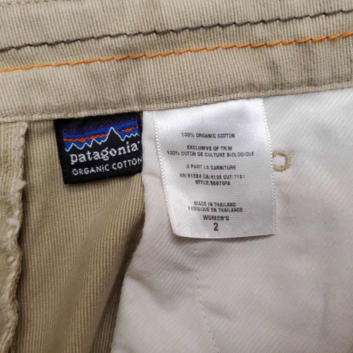 Patagonia VINTAGE Patagonia Pants Womens 27x28 Corduroy Boot Cut Retro 80s 90s Beige Pockets Chino Cotton Solid Front Zip Womens Size 27" / US 4 / IT 40 - 5 Thumbnail