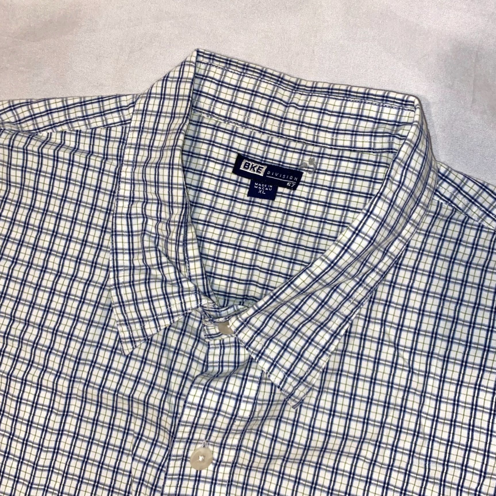 BKE BKE Shirt Western Plaid Button-Up Long Sleeve XL Multicolor Mens Size 46R - 2 Thumbnail