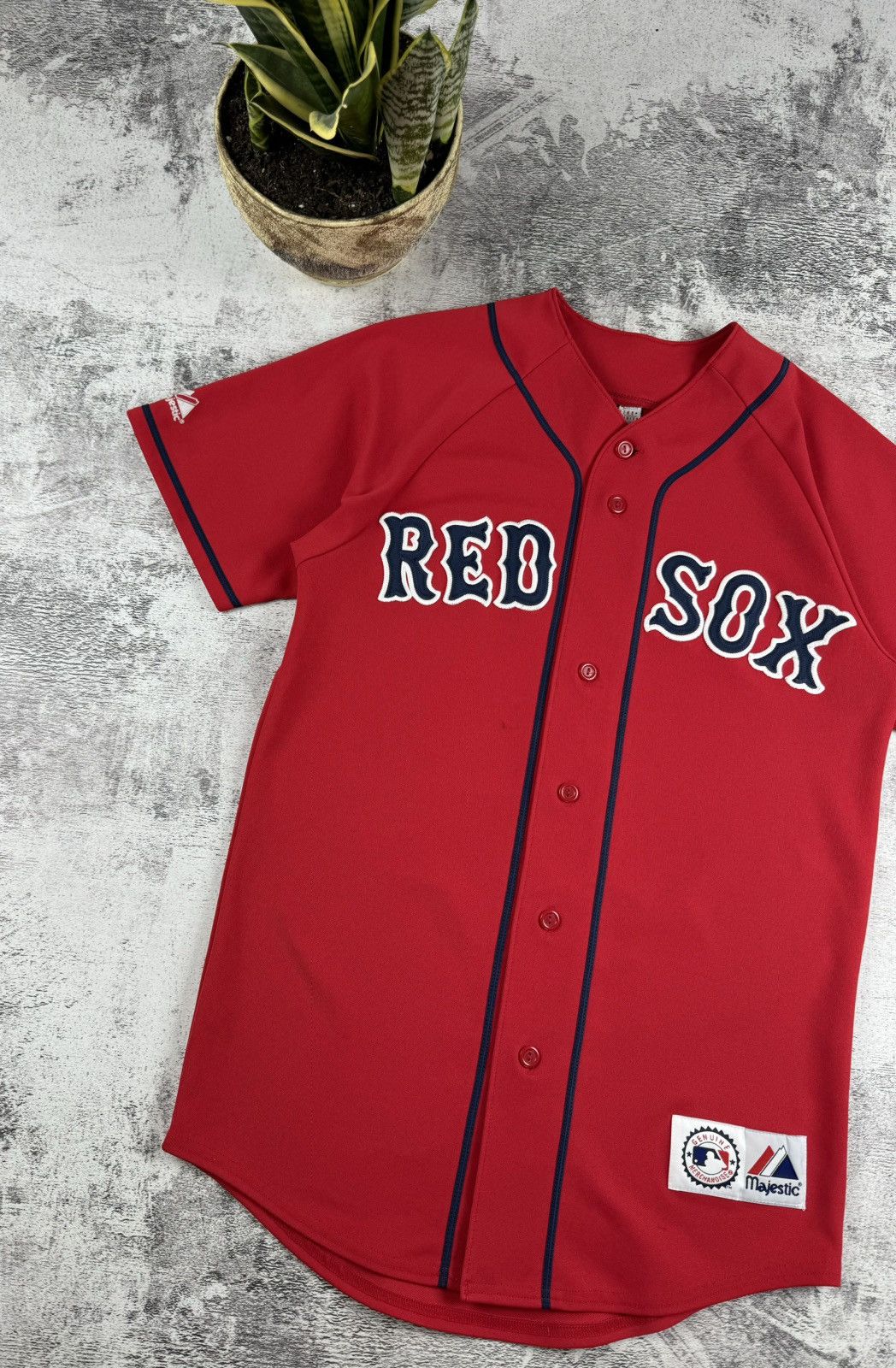 Majestic Vintage Boston Red Sox Varsity Made in USA Jersey T Shirt Tee Size US S / EU 44-46 / 1 - 2 Thumbnail