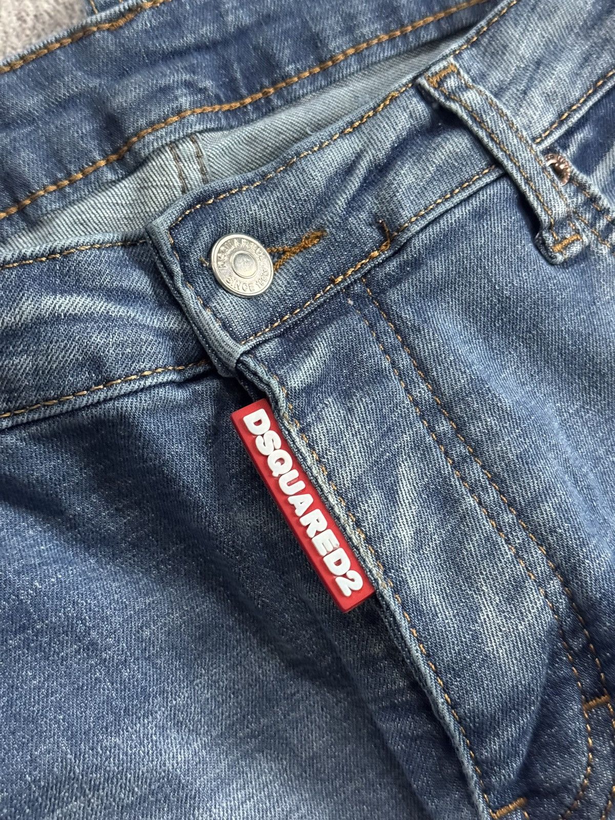 Dsquared2 Dsquared2 48size distressed denim pants trousers jeans Y2K Size US 34 / EU 50 - 4 Thumbnail
