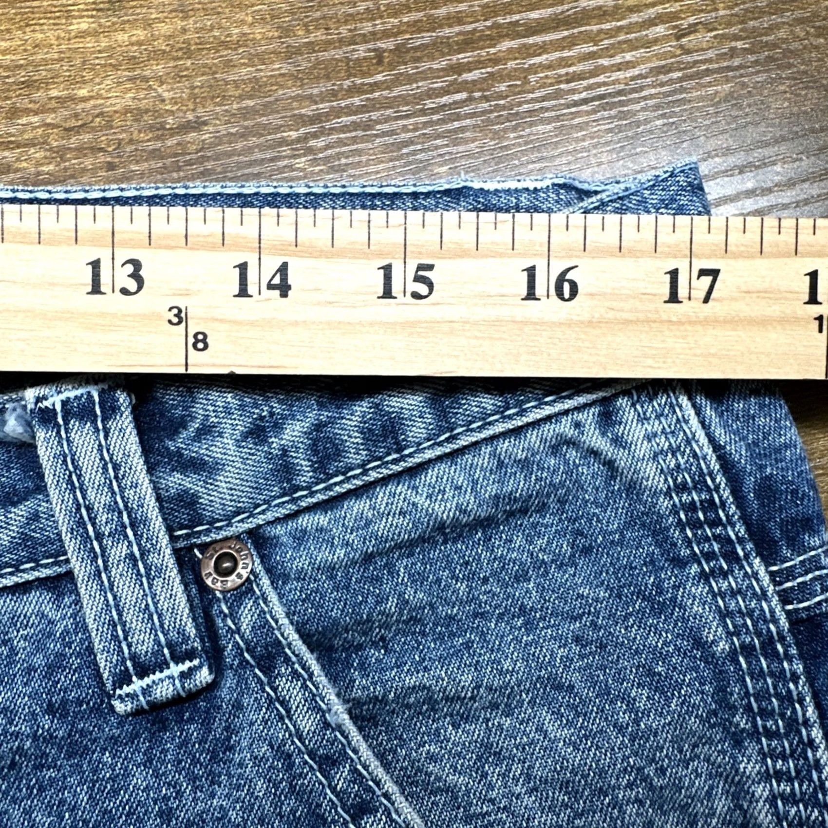 Vintage Vintage St. Johns Bay Carpenter Jeans 34x32 Blue Denim 90s Workwear Mens Jeans Regular Fit Size US 34 / EU 50 - 5 Thumbnail