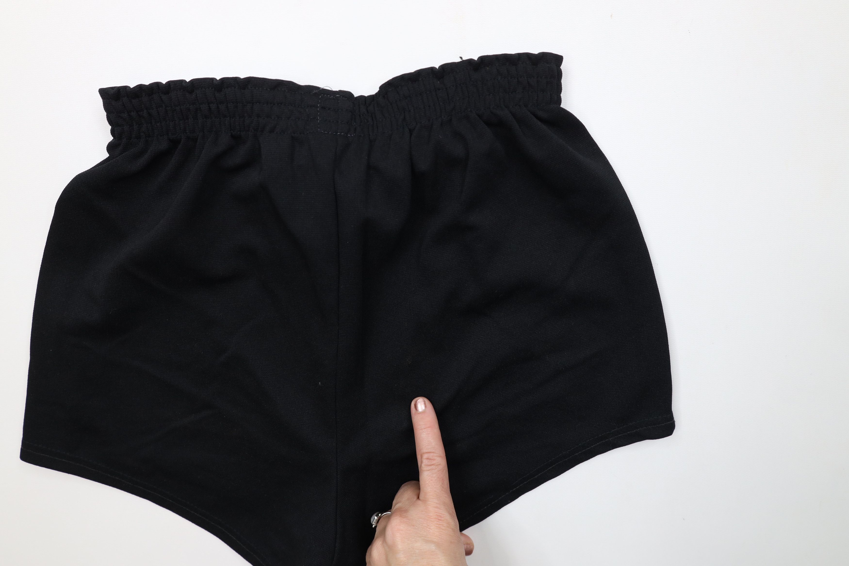 Vintage Vintage 70s Streetwear Jogging Soccer Shorts Black Knit USA Size US 32 / EU 48 - 9 Thumbnail