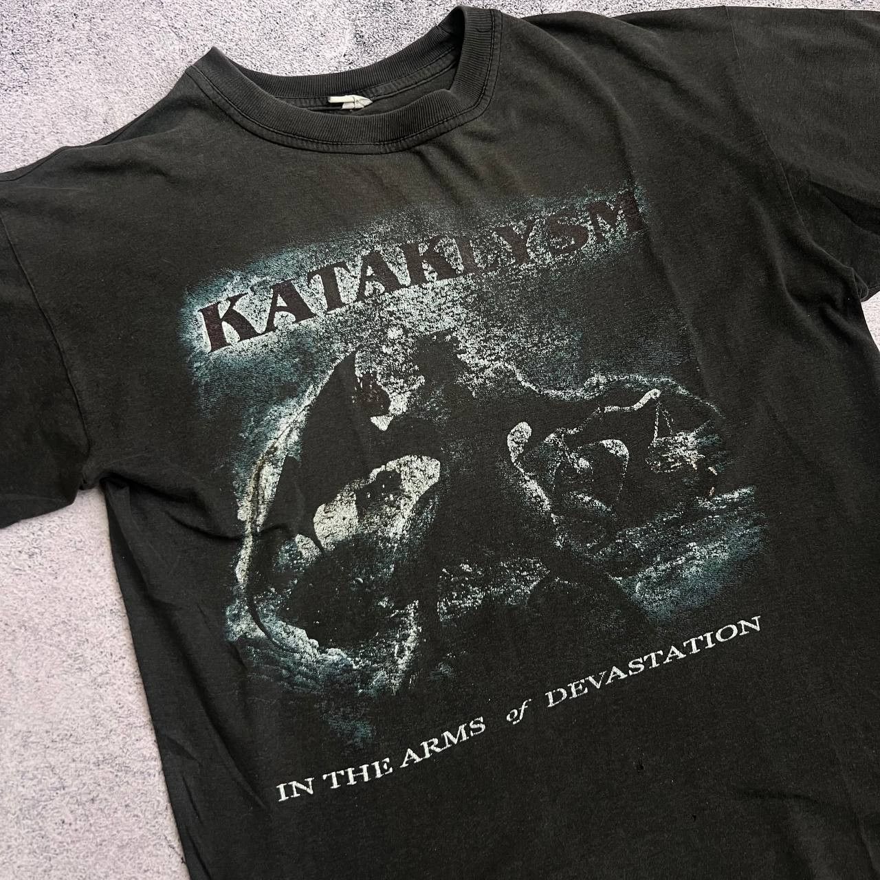 Metallica × Vintage Kataklysm Vintage Death Metal Band T-Shirt Size US M / EU 48-50 / 2 - 3 Thumbnail