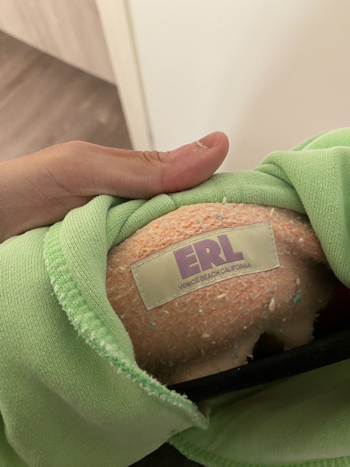 ERL ERL Hoodie Green/Orange Size M Size US M / EU 48-50 / 2 - 4 Thumbnail
