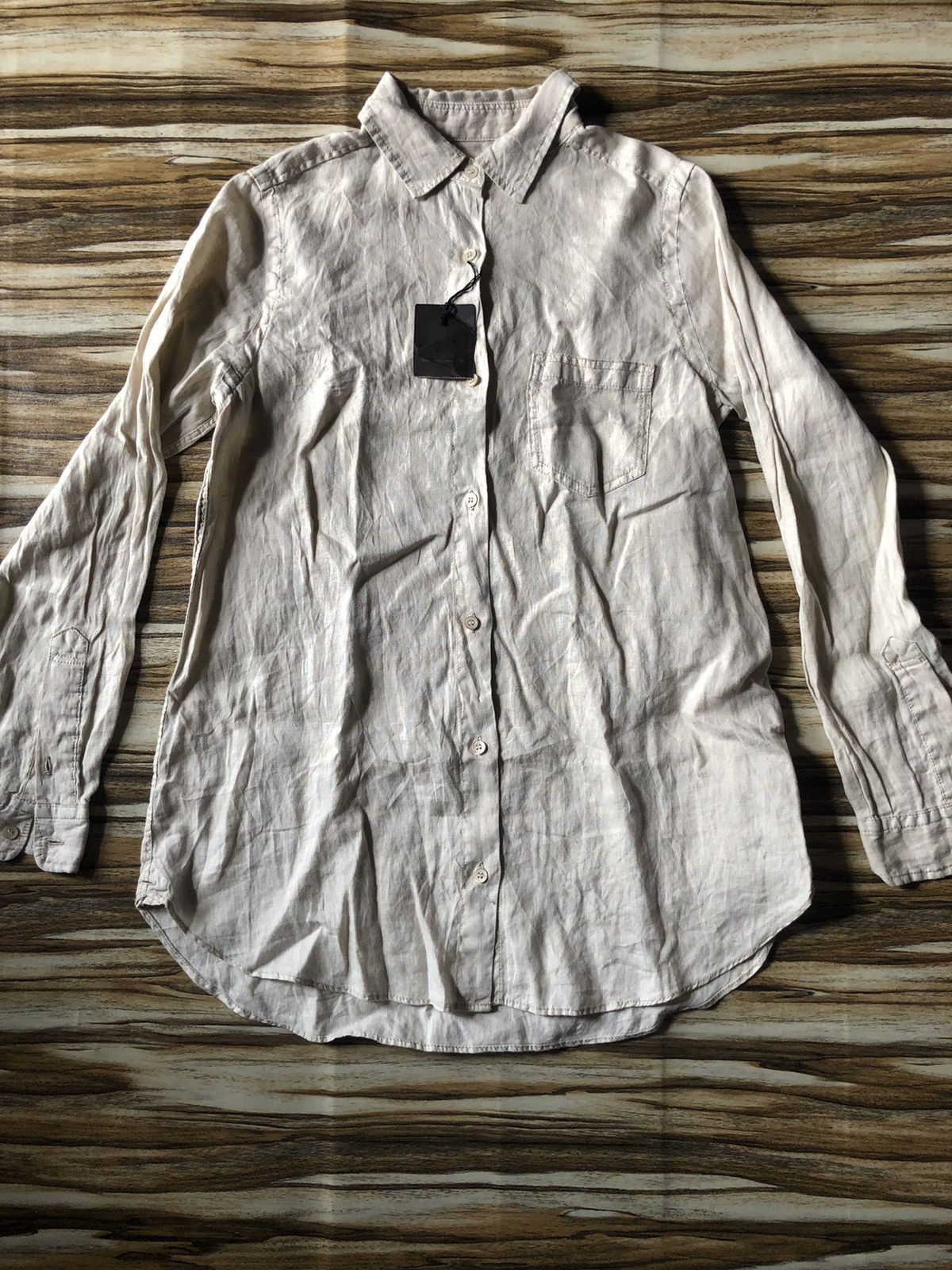 Japanese Brand BNWT GOA ‘gypsy’ B/D linen shirt Size US S / EU 44-46 / 1 - 1 Thumbnail