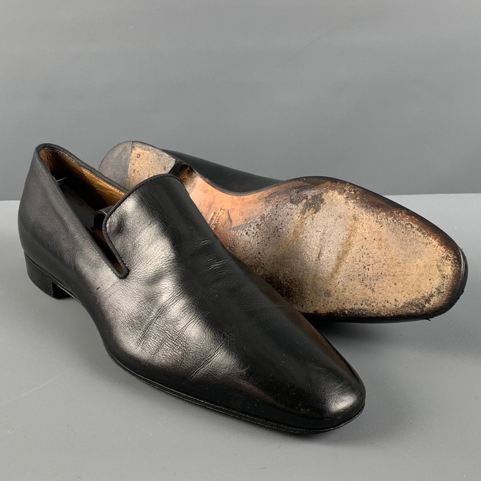 Paul Stuart PAUL STUART Size 9.5 Black Leather Loafers Size US 9.5 / EU 42-43 - 6 Thumbnail