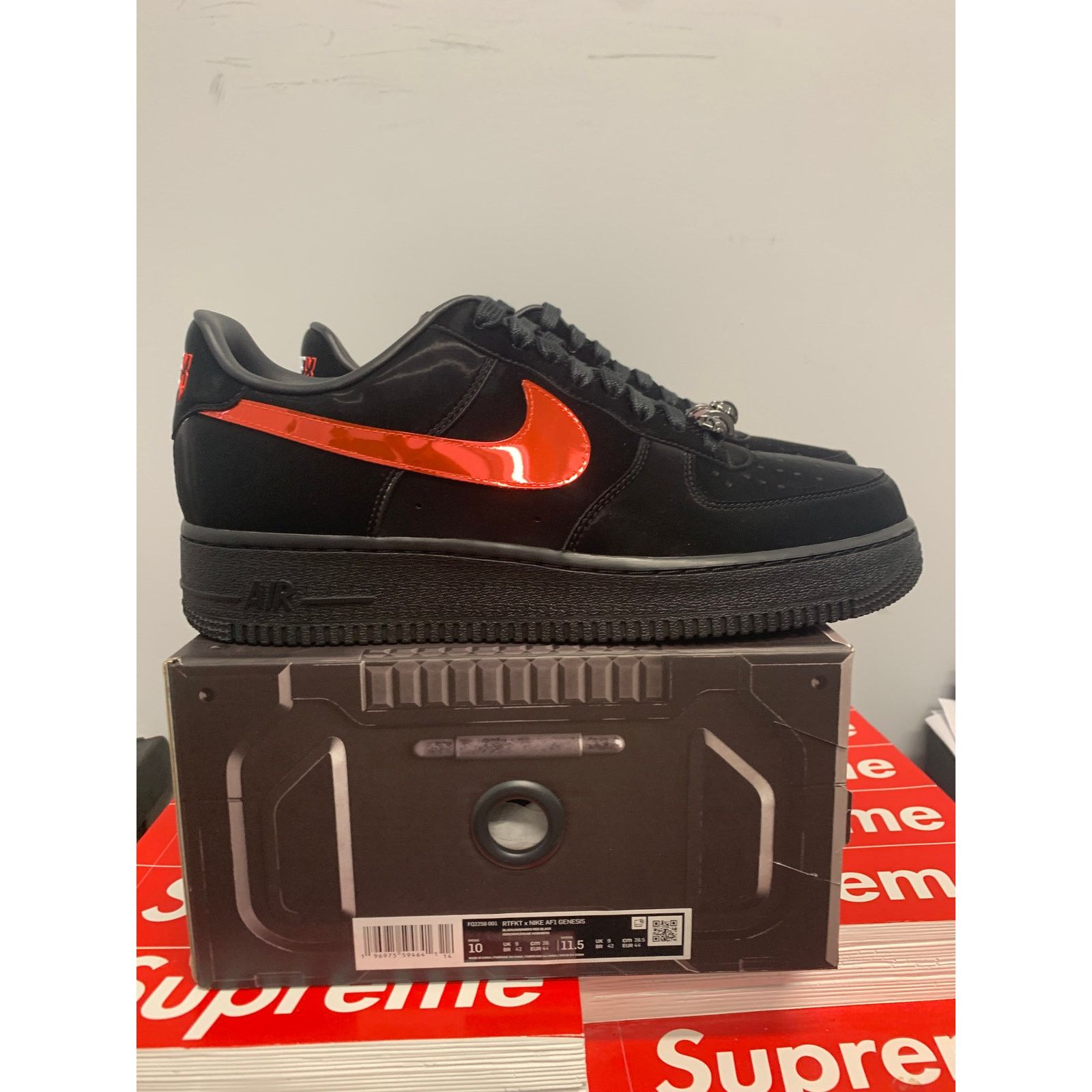 Nike Nike Air Force 1 Low RTFKT Clone X Genesis Size 10 SHIPS NOW Size US 10 / EU 43 - 1 Thumbnail