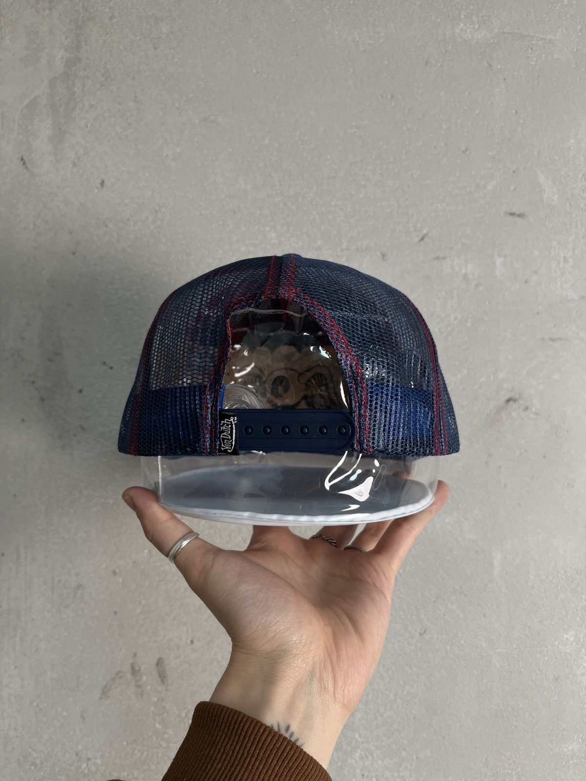 Von Dutch Deadstock Von Dutch Blue Trucker Hats Adjustable OS Size ONE SIZE - 3 Thumbnail