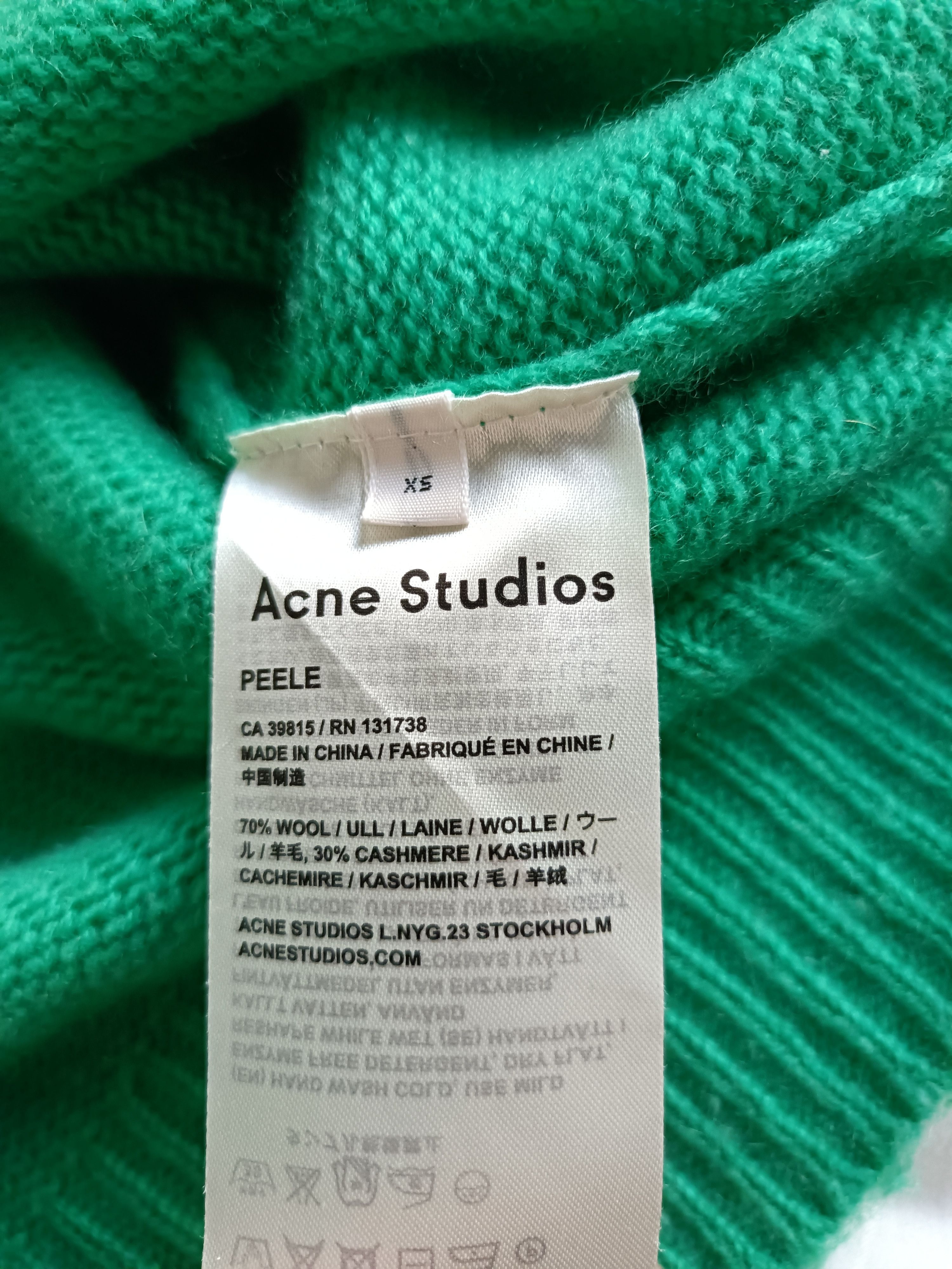 Acne Studios Acne Studios Peele Wool Cashmere Knit Sweater Size US XS / EU 42 / 0 - 7 Thumbnail