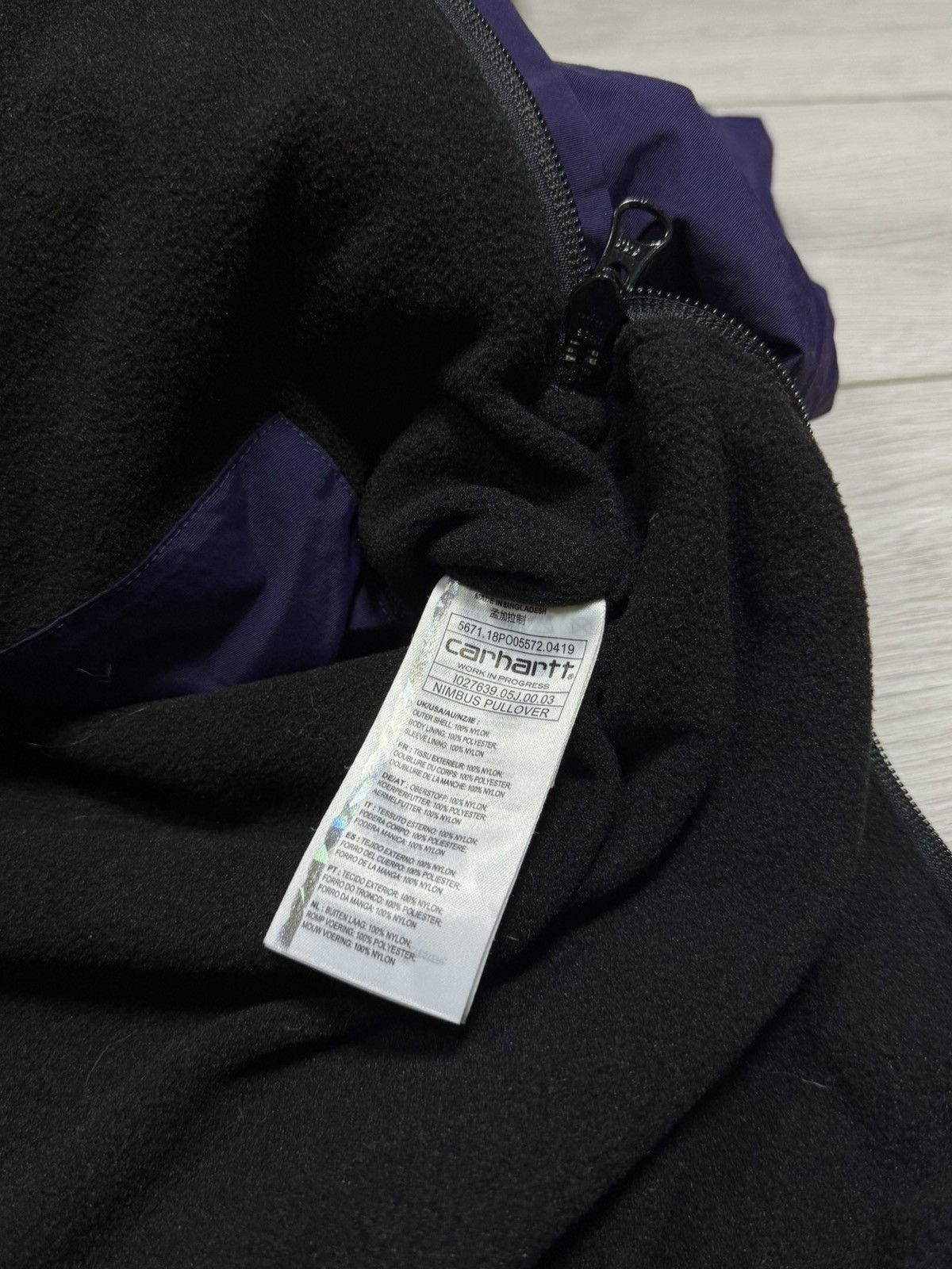Carhartt Wip Carhartt Nimbus RARE Pullover 1/3 fleece anorak jacket Size US S / EU 44-46 / 1 - 7 Thumbnail