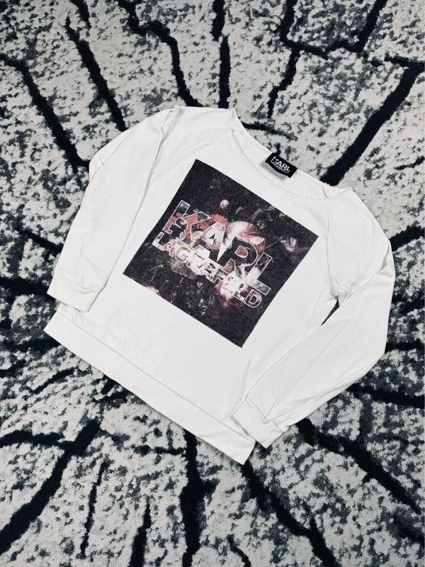Karl Lagerfeld Karl Lagerfeld crewneck sweatshirt white colored M Size M / US 6-8 / IT 42-44 - 2 Thumbnail
