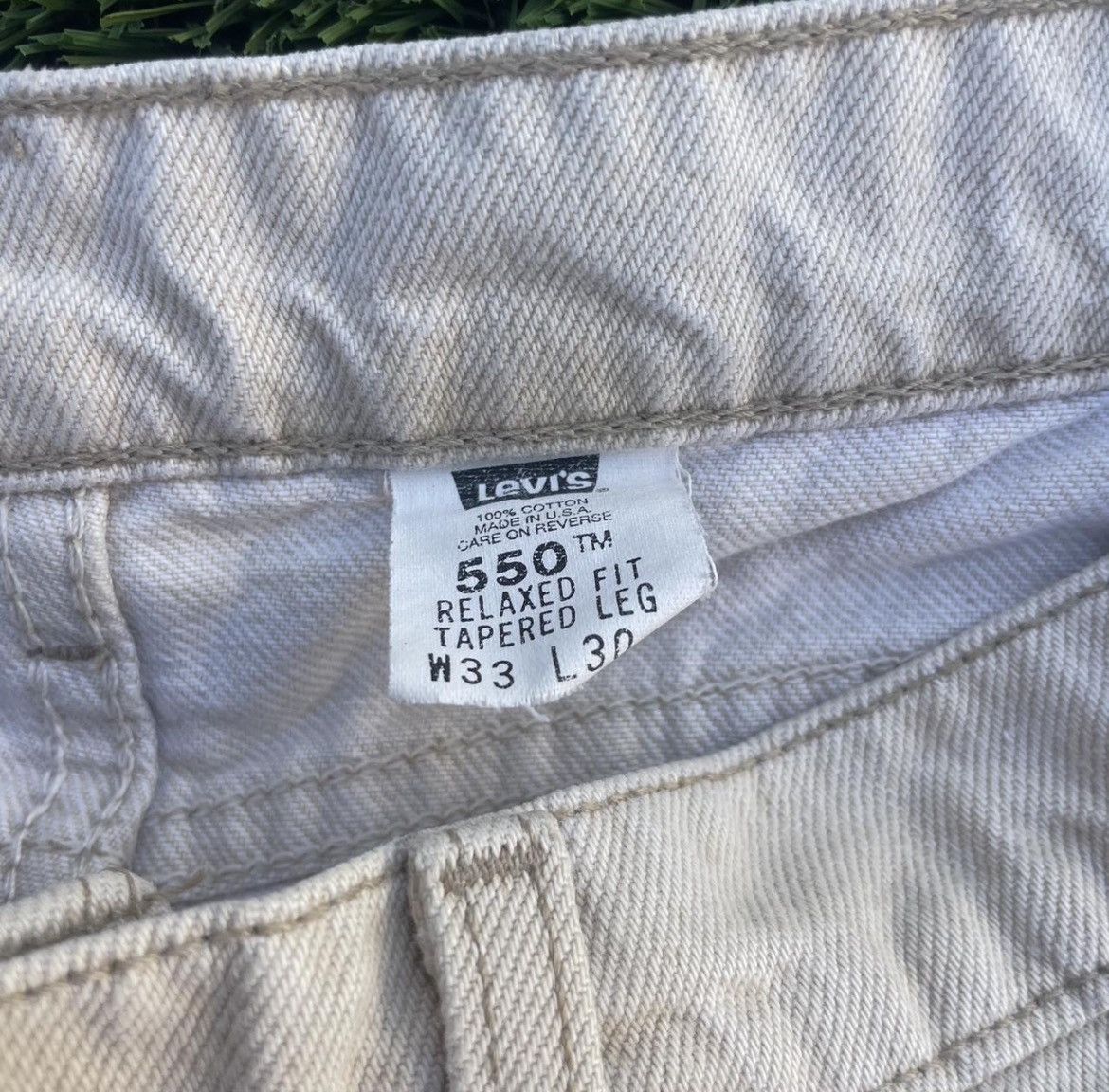 Levi's Vintage Clothing 90s Levis 550 Orange Tab Size US 33 - 2 Thumbnail