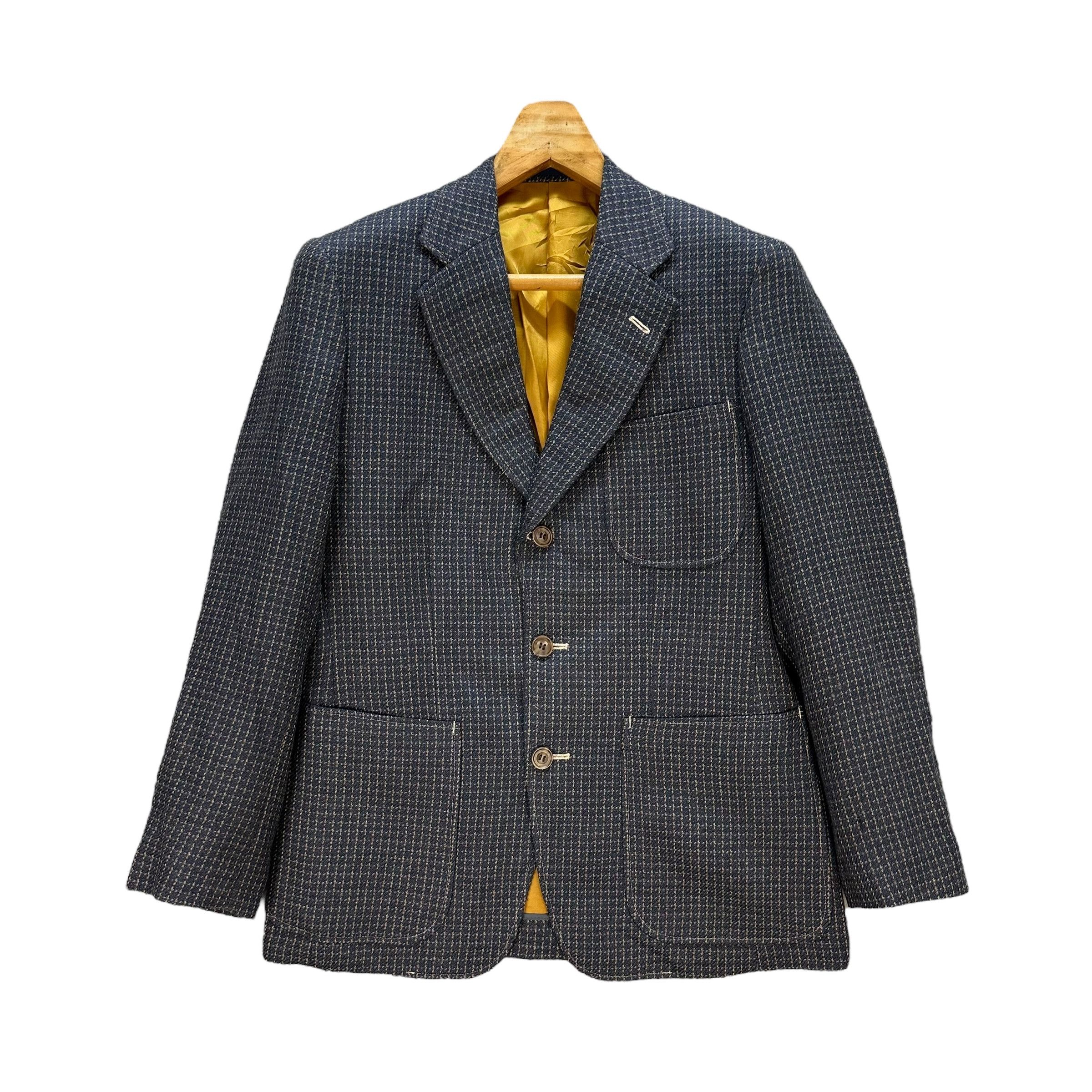 Japanese Brand IFSIXWASNINE JK-W PEAK-2/M Leoapard Print Blazer
