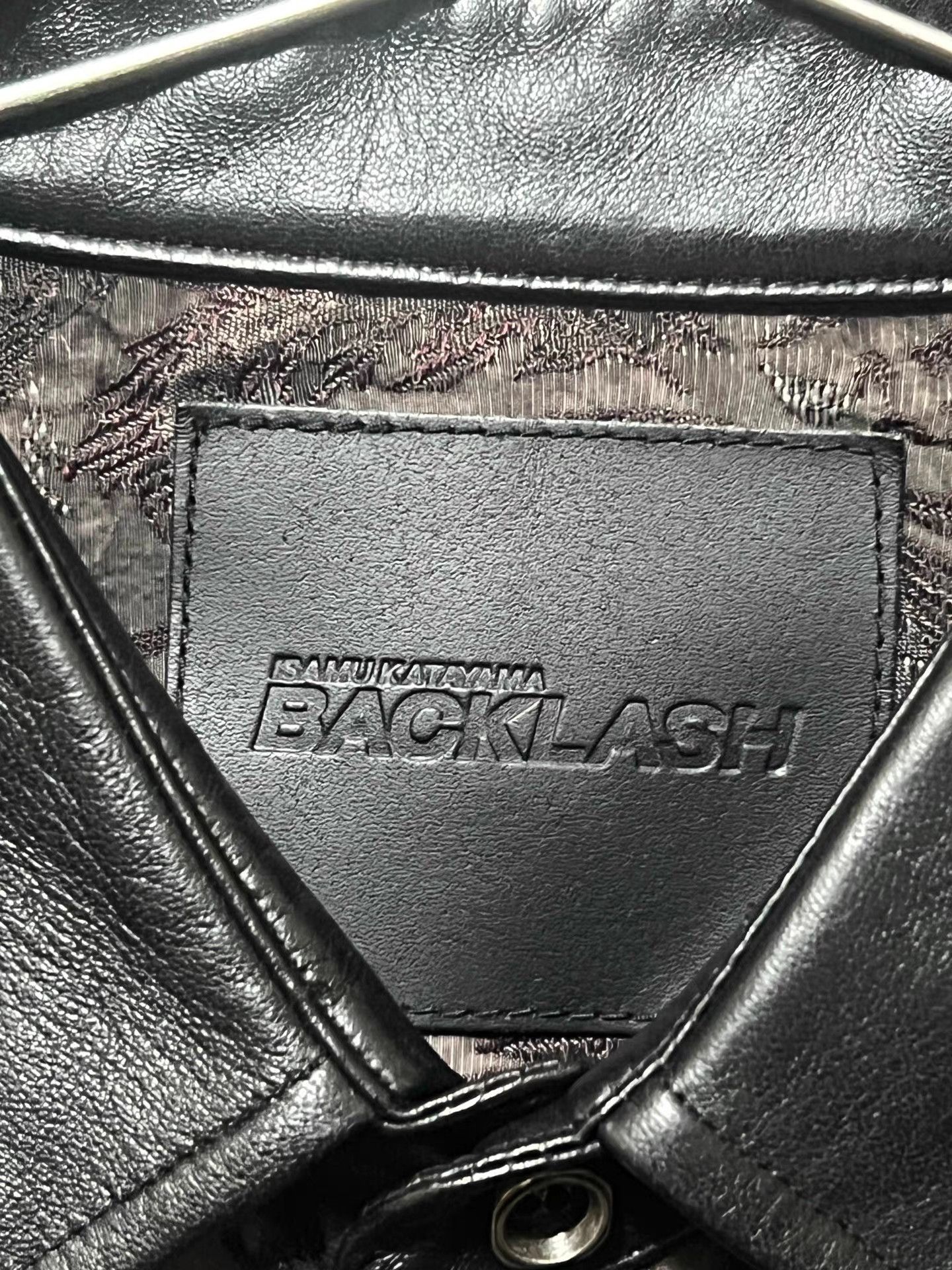 Isamu Katayama Backlash Backlash leather collar jacquard shirt Size US S / EU 44-46 / 1 - 7 Thumbnail