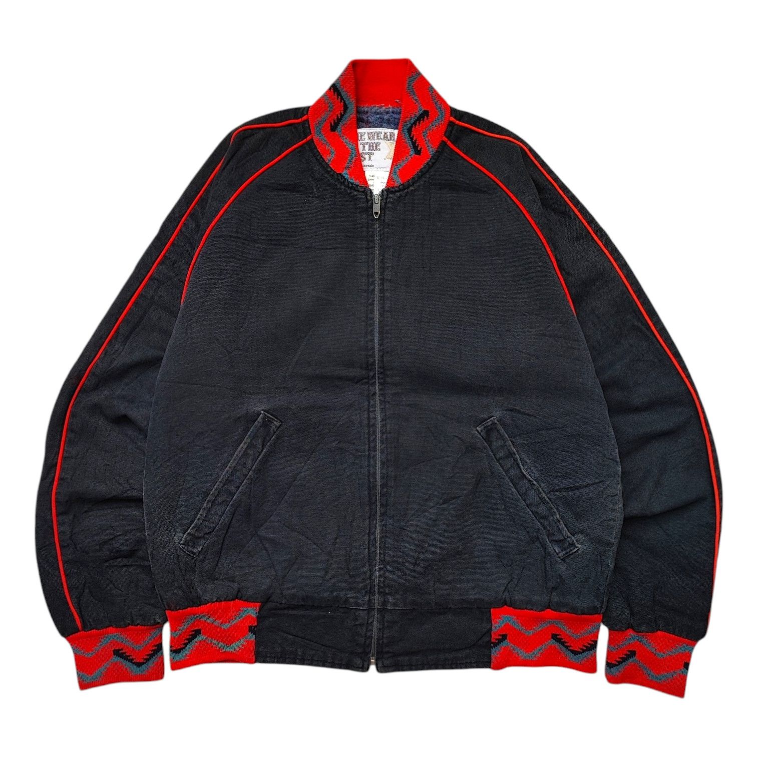 Vintage Vintage The Wear Of The West Bomber Blanket Lined Jacket Size US S / EU 44-46 / 1 - 3 Thumbnail