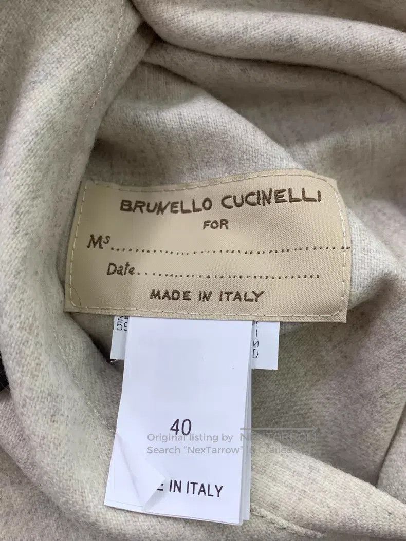 Brunello Cucinelli Brunello Cucinelli Two-Sided Wear Down Jacket, Beige Gloss Size XS / US 0-2 / IT 36-38 - 6 Thumbnail
