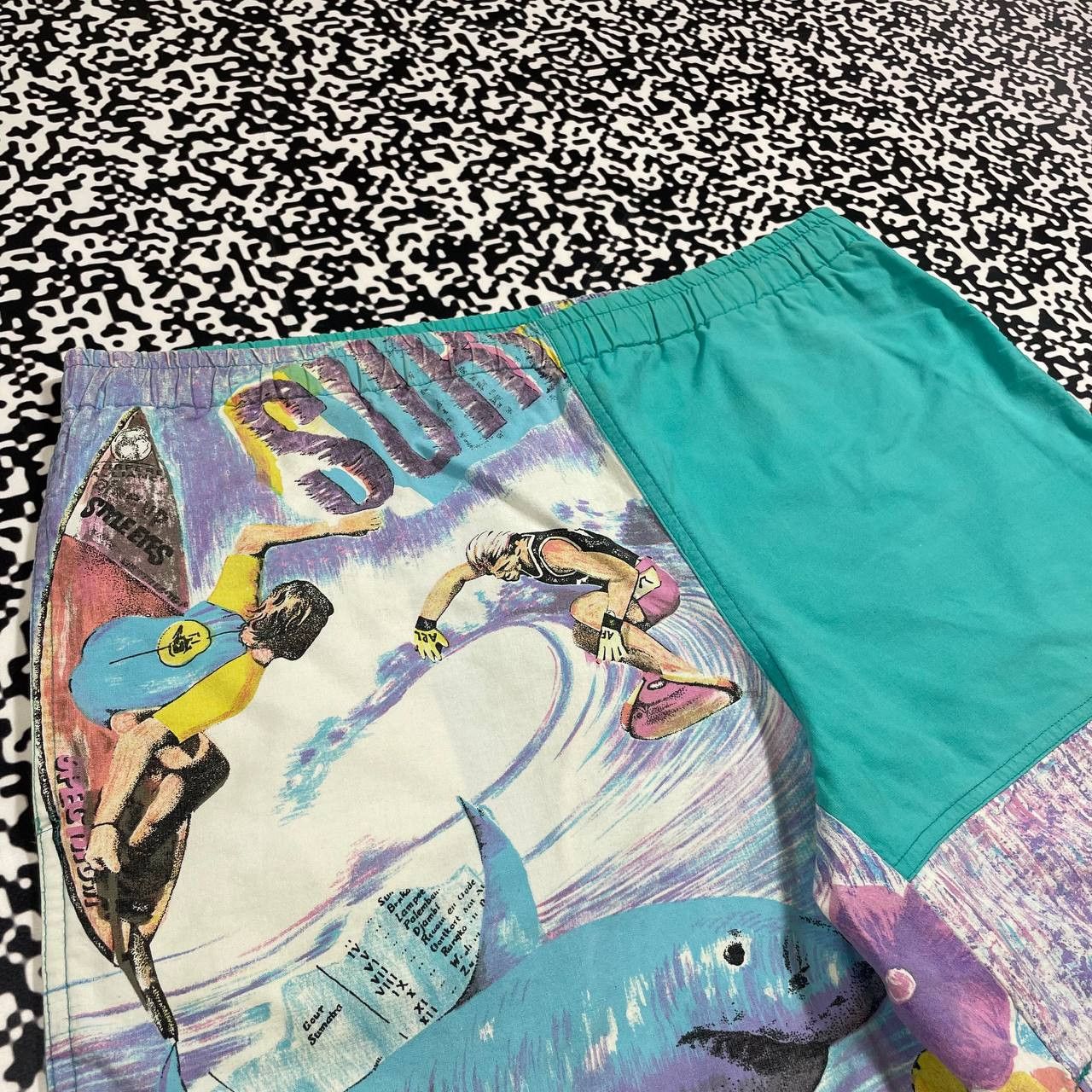 Vintage Vintage 90s Art Surf Hawaiian Style Retro Shorts Size US 32 / EU 48 - 4 Thumbnail