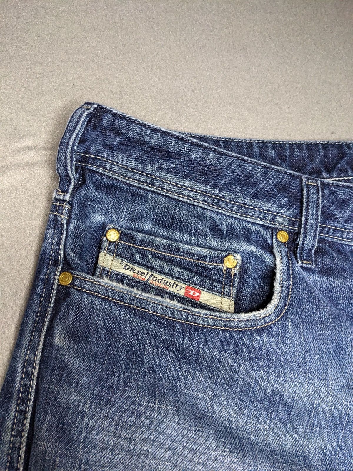 Diesel VTG Diesel Zatiny Denim 38x28 Bootcut Flare Jeans Size US 38 / EU 54 - 11 Thumbnail