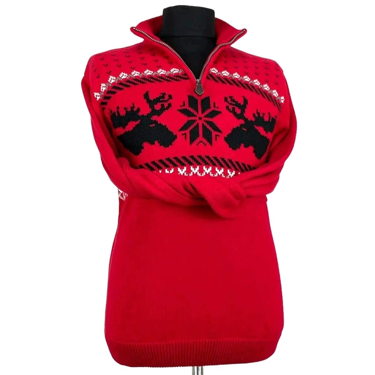 Chaps Ralph Lauren Chaps Red Christmas Sweater - Men's XL Size US XL / EU 56 / 4 - 3 Thumbnail