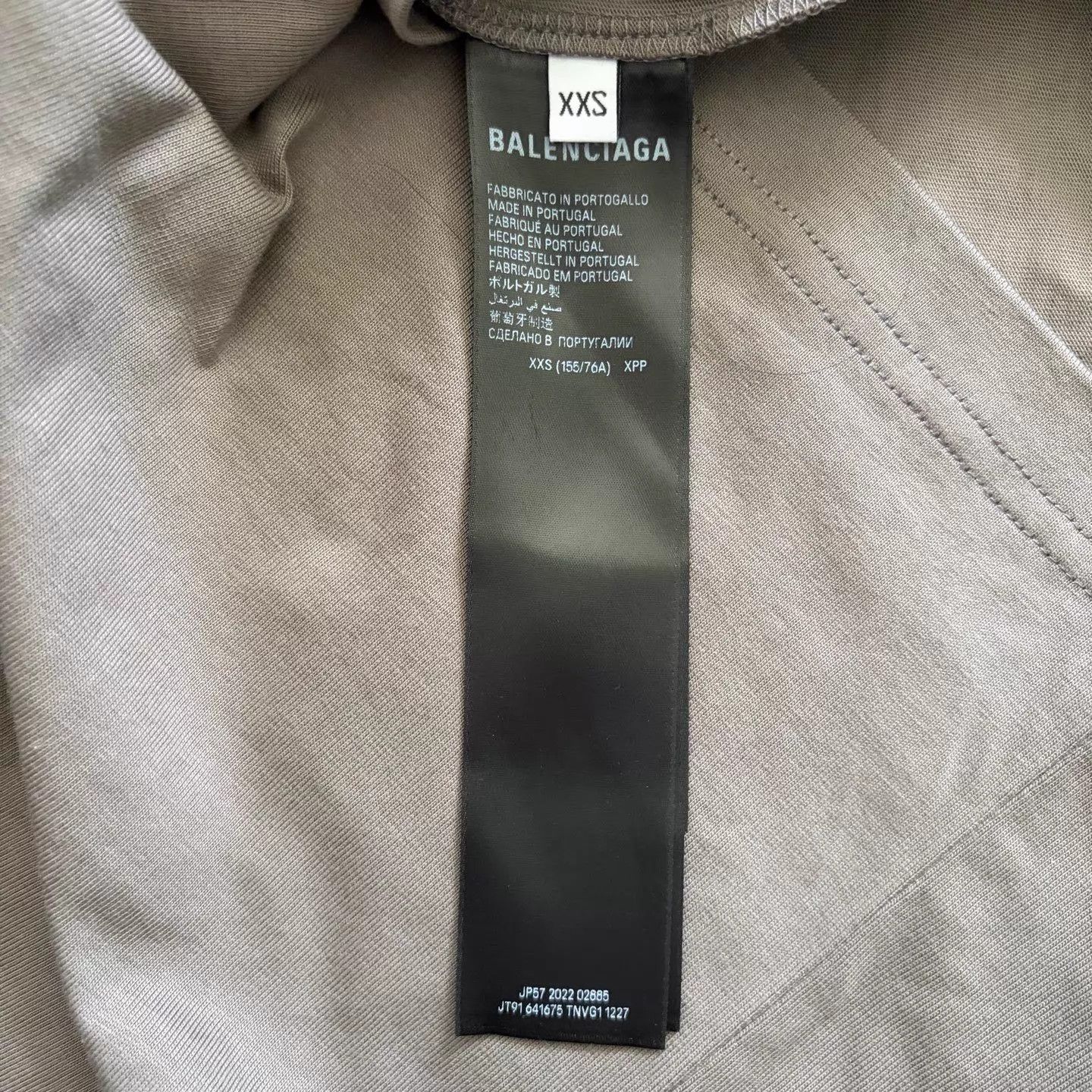 Balenciaga Balenciaga Tape Olive Coke Tee XXS (Bust 110, Length 76) Size US XXS / EU 40 - 4 Thumbnail