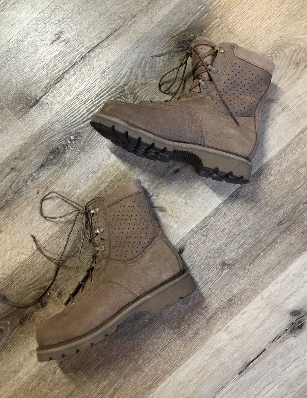 Vintage Military Suede Desert Sand Boots