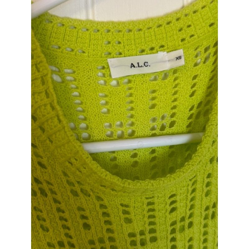 A.L.C. A.L.C. Monaghan Midi Dress in Citronella XS Size XS / US 0-2 / IT 36-38 - 2 Thumbnail