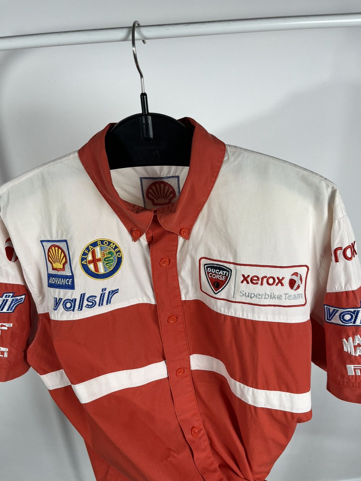 Ducati Vintage Ducati Xerox Superbike Team Racing Shirt Red White Size US L / EU 52-54 / 3 - 10 Thumbnail