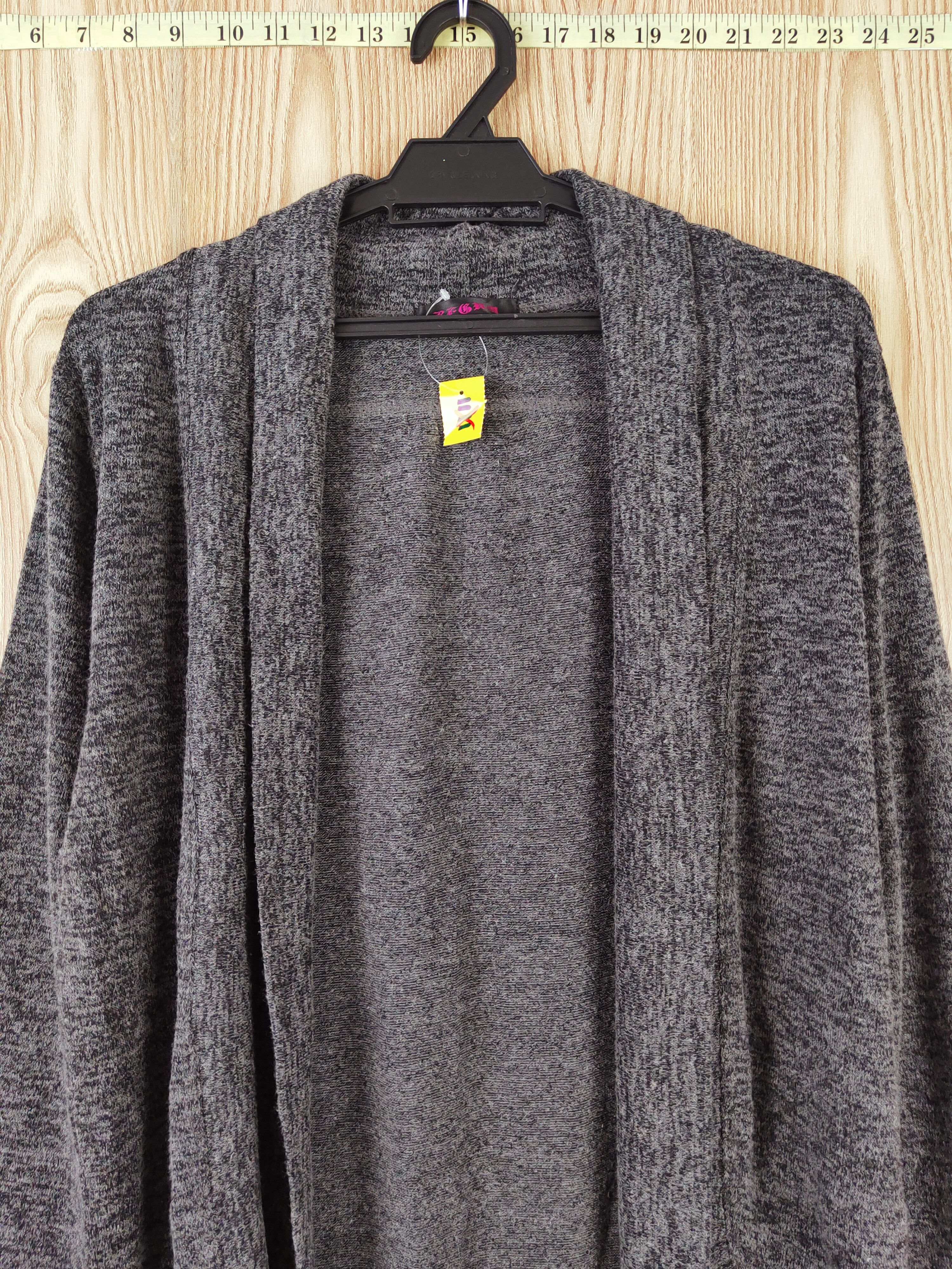 Homespun Knitwear × Japanese Brand Begha Dark Gray Knitwear Cardigan #W886 Size US M / EU 48-50 / 2 - 2 Thumbnail