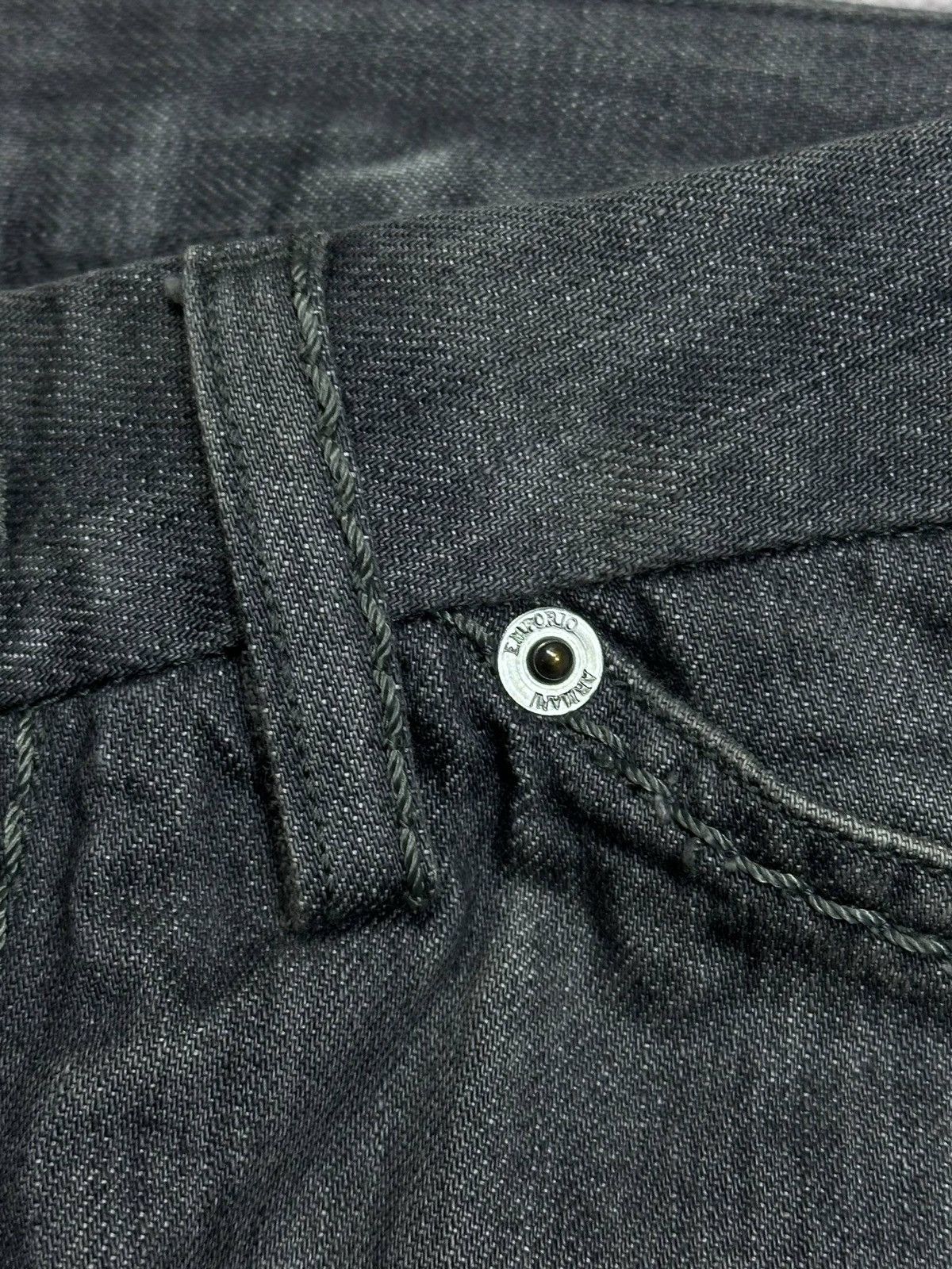 Armani Vintage Armani Metal Logo Baggy Jeans Rare 33 Size US 33 - 6 Thumbnail