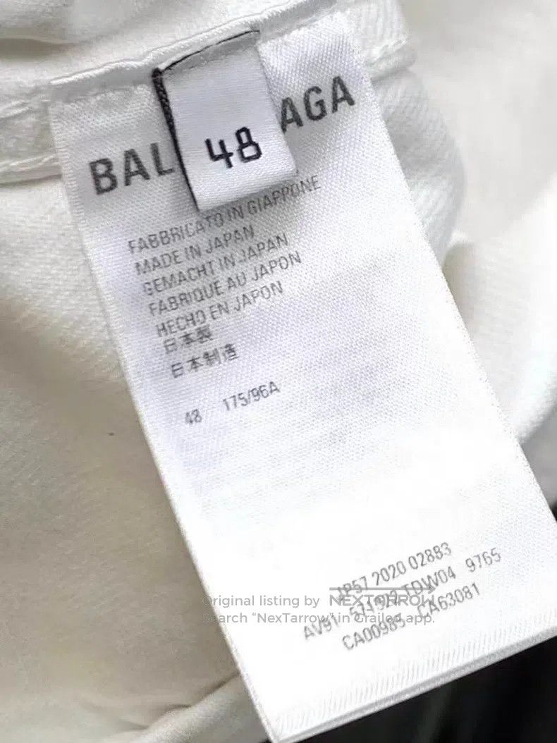Balenciaga Balenciaga Back Logo Denim Jacket Size US M / EU 48-50 / 2 - 4 Thumbnail