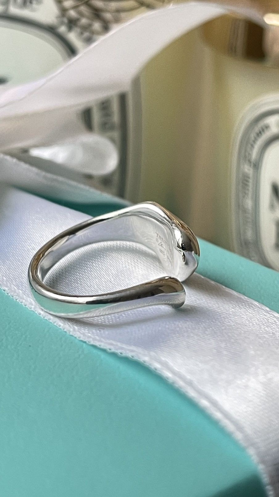 Tiffany & Co. Tiffany & Co. Peretti Full Heart Ring Silver size 5 NEW $485 Size ONE SIZE - 11 Thumbnail