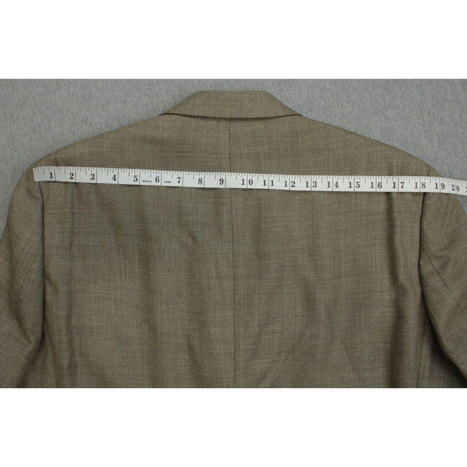 Lauren Ralph Lauren Lauren Ralph Lauren Blazer Mens 42R Beige Hopsack Size 42R - 11 Thumbnail