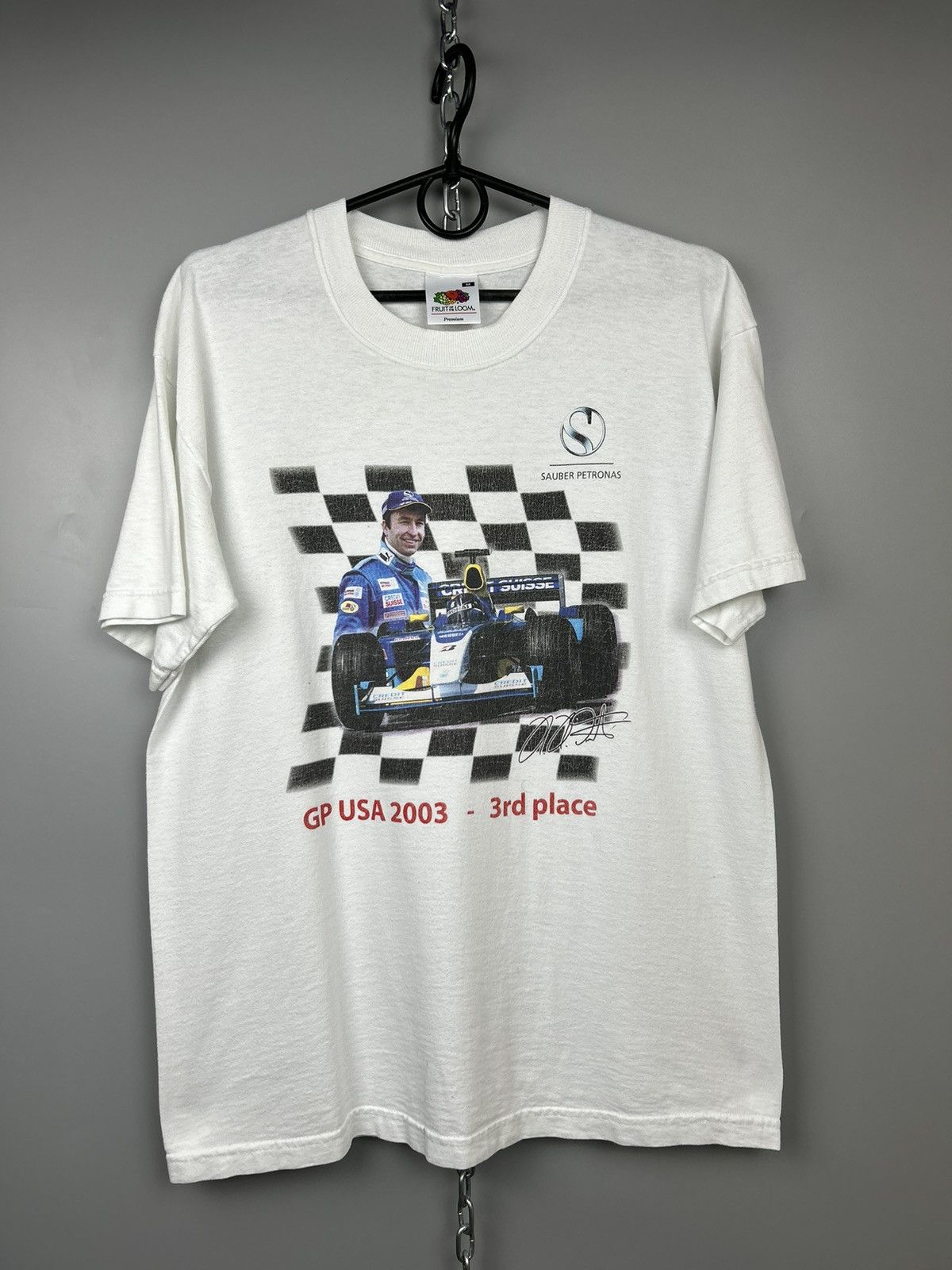 NASCAR Vintage Sauber Petronas Racing T shirt Red Bull Size US M / EU 48-50 / 2 - 1 Thumbnail