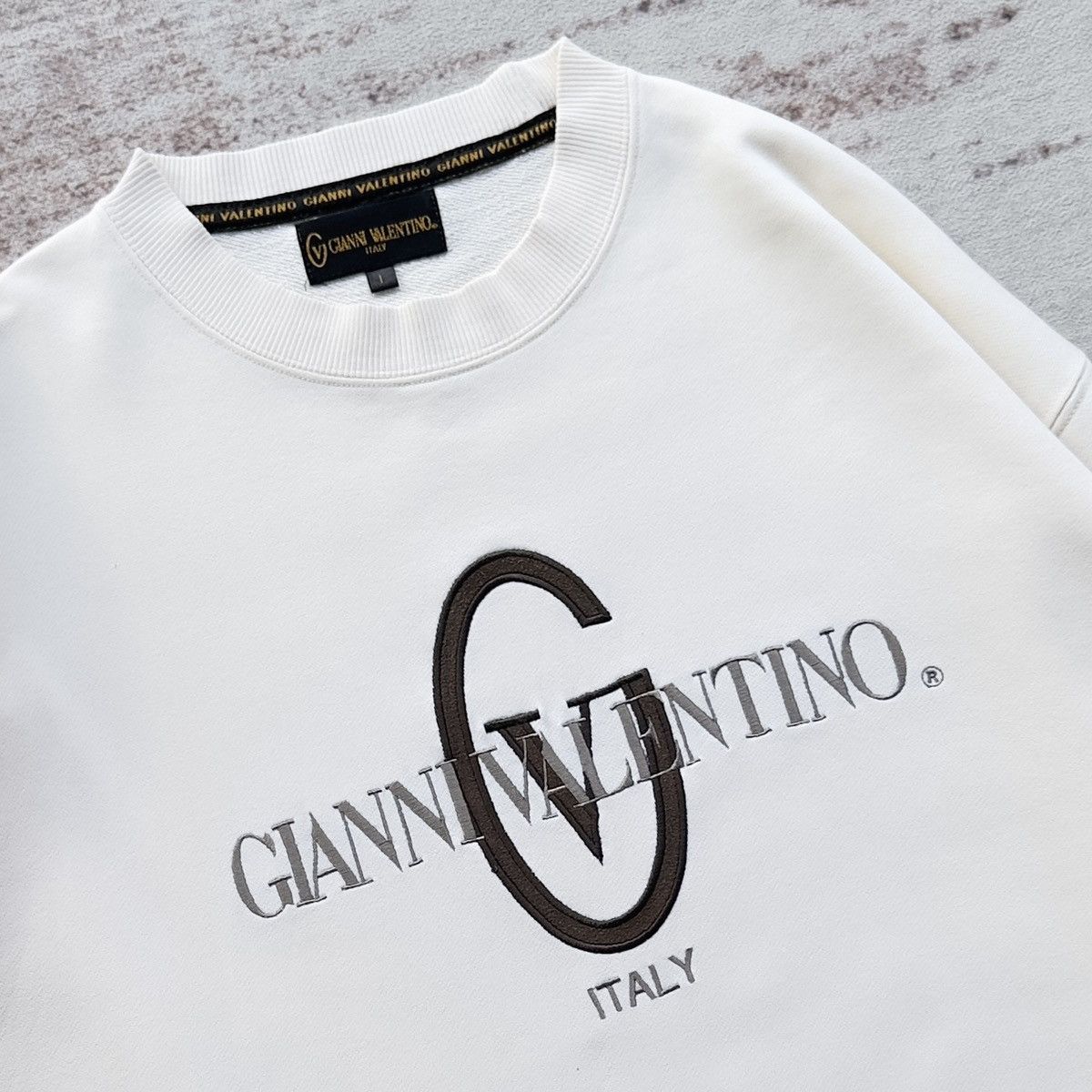 Gianni Valentino VINTAGE GIANNI VALENTINO ITALY EMBROIDED LOGO 90’s Size US L / EU 52-54 / 3 - 3 Thumbnail