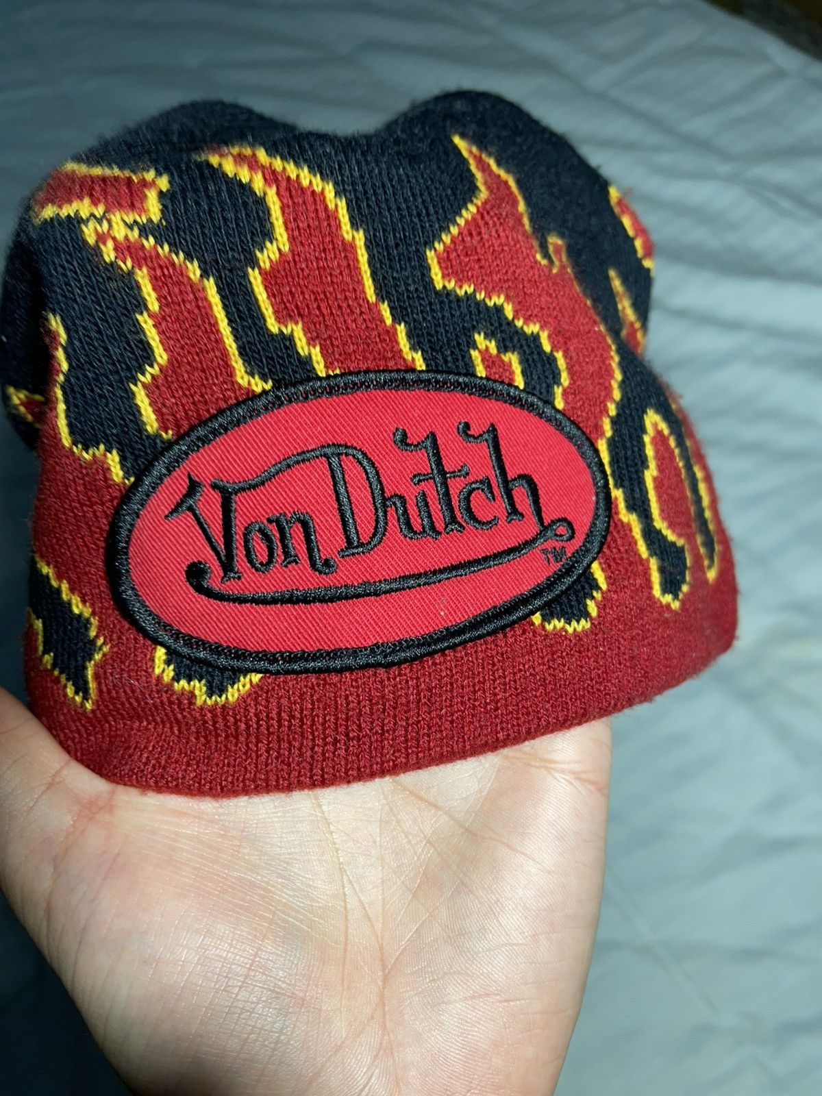 Von Dutch Vintage Rare Von Dutch Flame Blazer Hat Supreme Style Size ONE SIZE - 5 Thumbnail