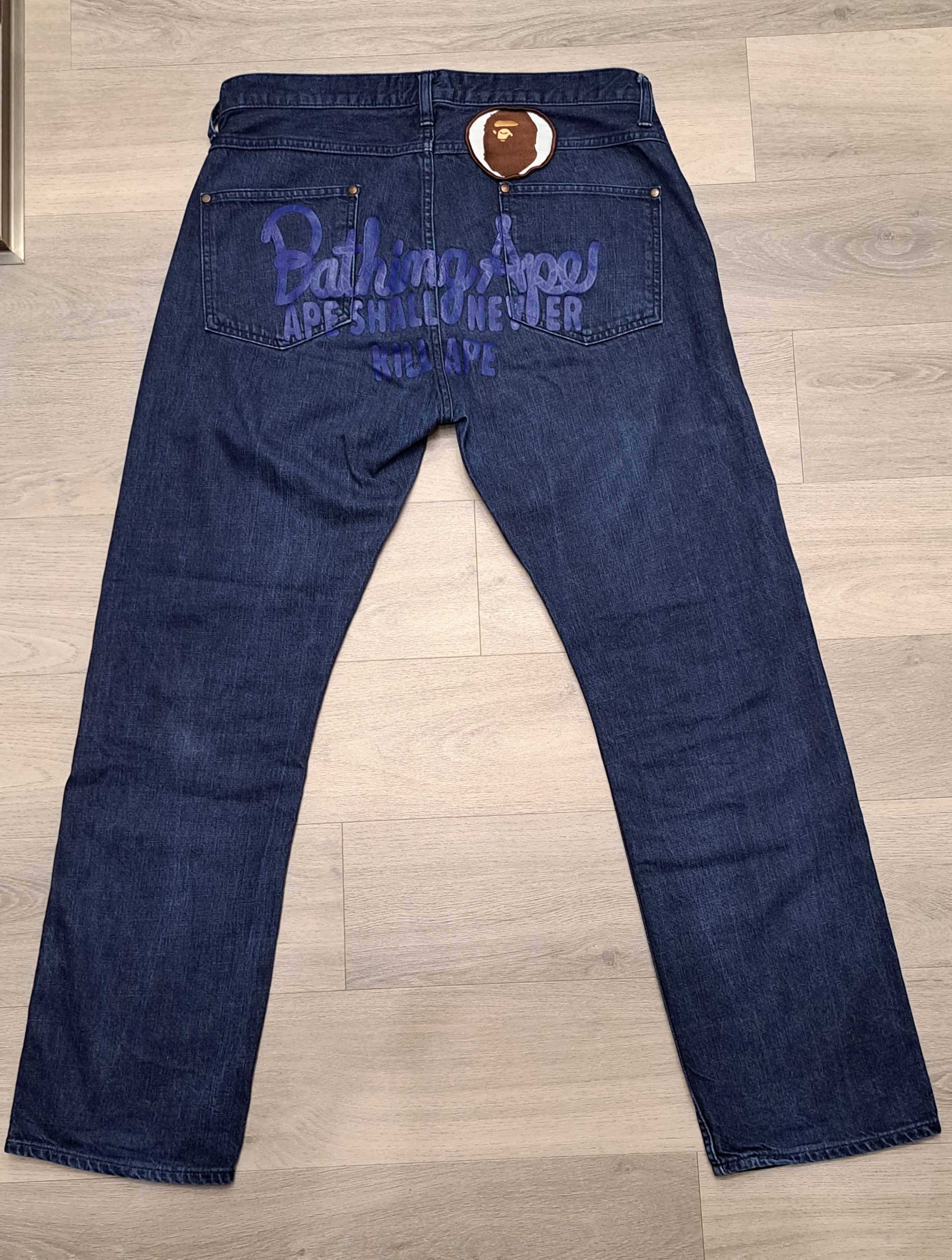 Bape Bape ASNKA jeans denim pants, 34 a bathing ape Size US 34 / EU 50 - 1 Thumbnail