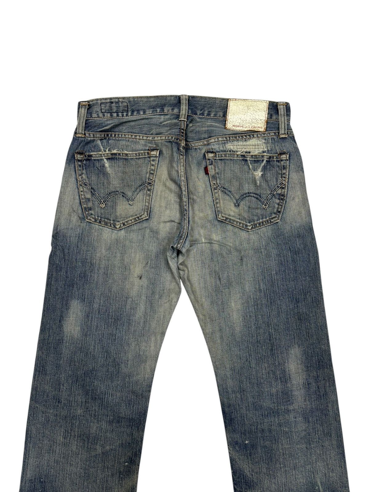 Kapital Edwin 503 Rebel Vintage Mud Wash Distressed Denim Jeans Size US 35 - 6 Thumbnail