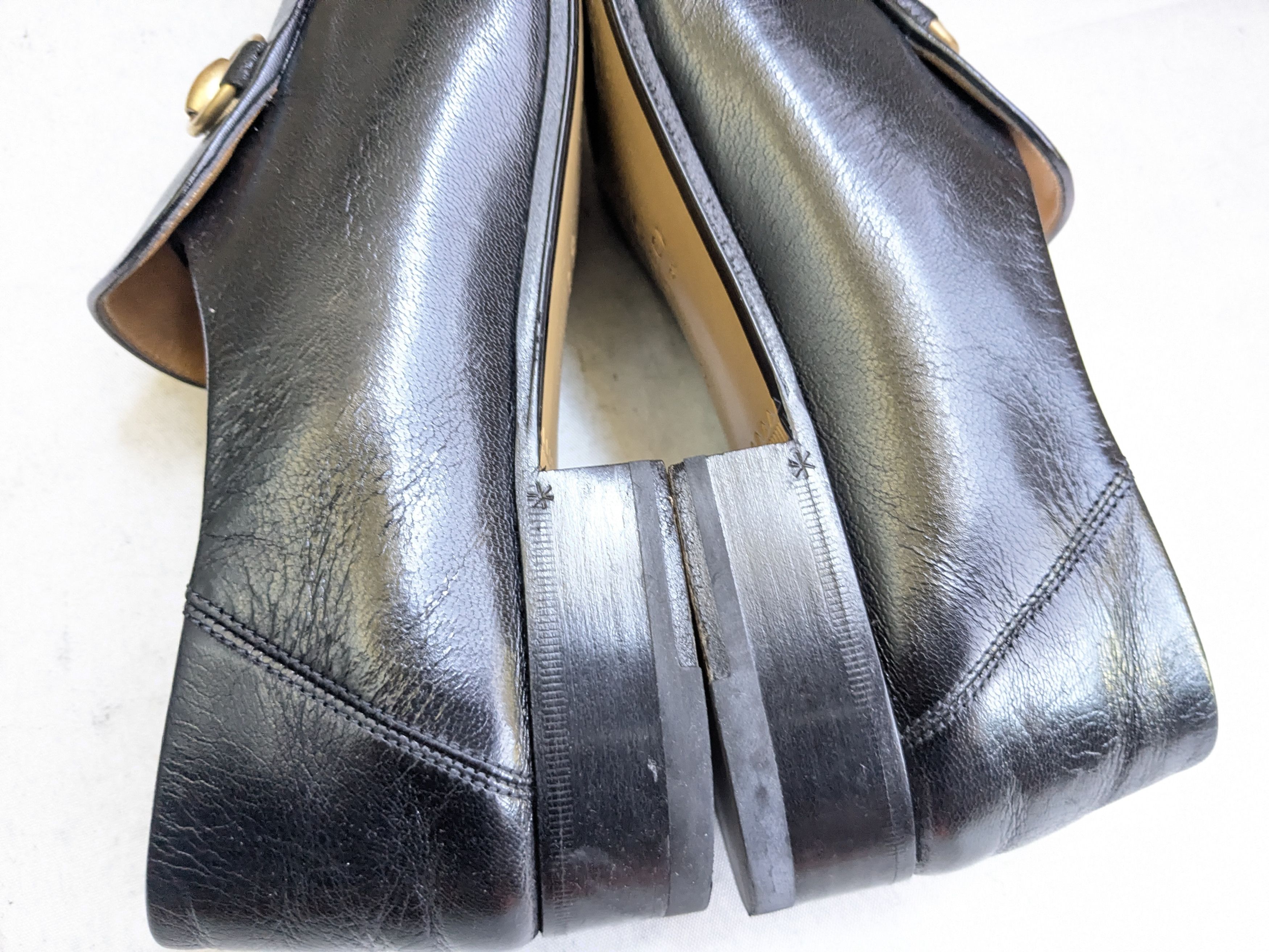 Gucci Gucci Horsebit Loafers Black 9.5 Low Tops Snaffle Size US 9.5 / EU 42-43 - 8 Thumbnail