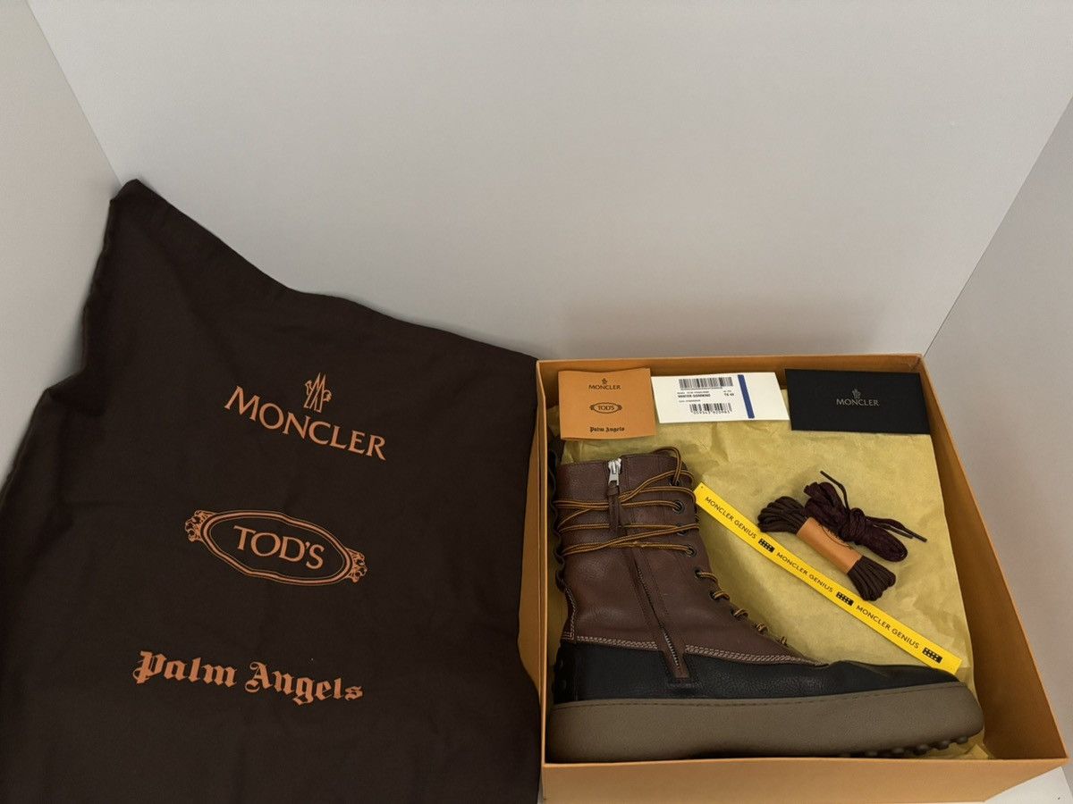 Moncler × Palm Angels × Tod's Moncler x Tod’s x Palm Angels Gommino Leather Boots Size US 11.5 / EU 44-45 - 22 Thumbnail
