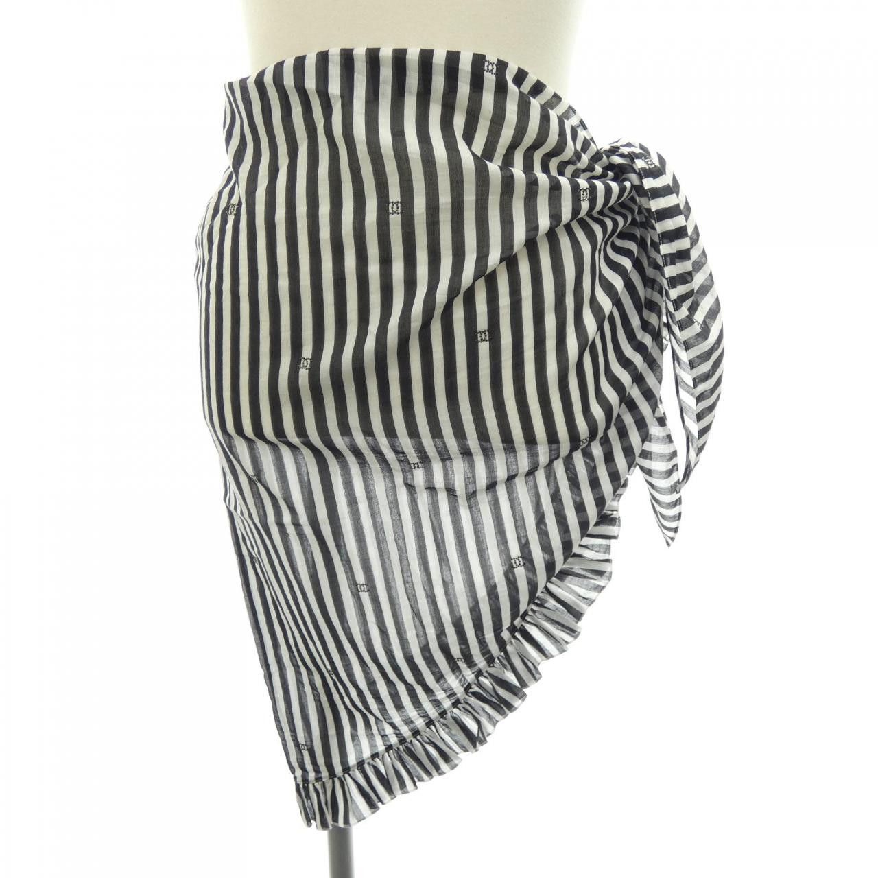 Chanel Chanel Chanel Pareo Silk Scarf Textile Scarf P76216V68307 DUTY FREE for USA Size ONE SIZE - 1 Thumbnail