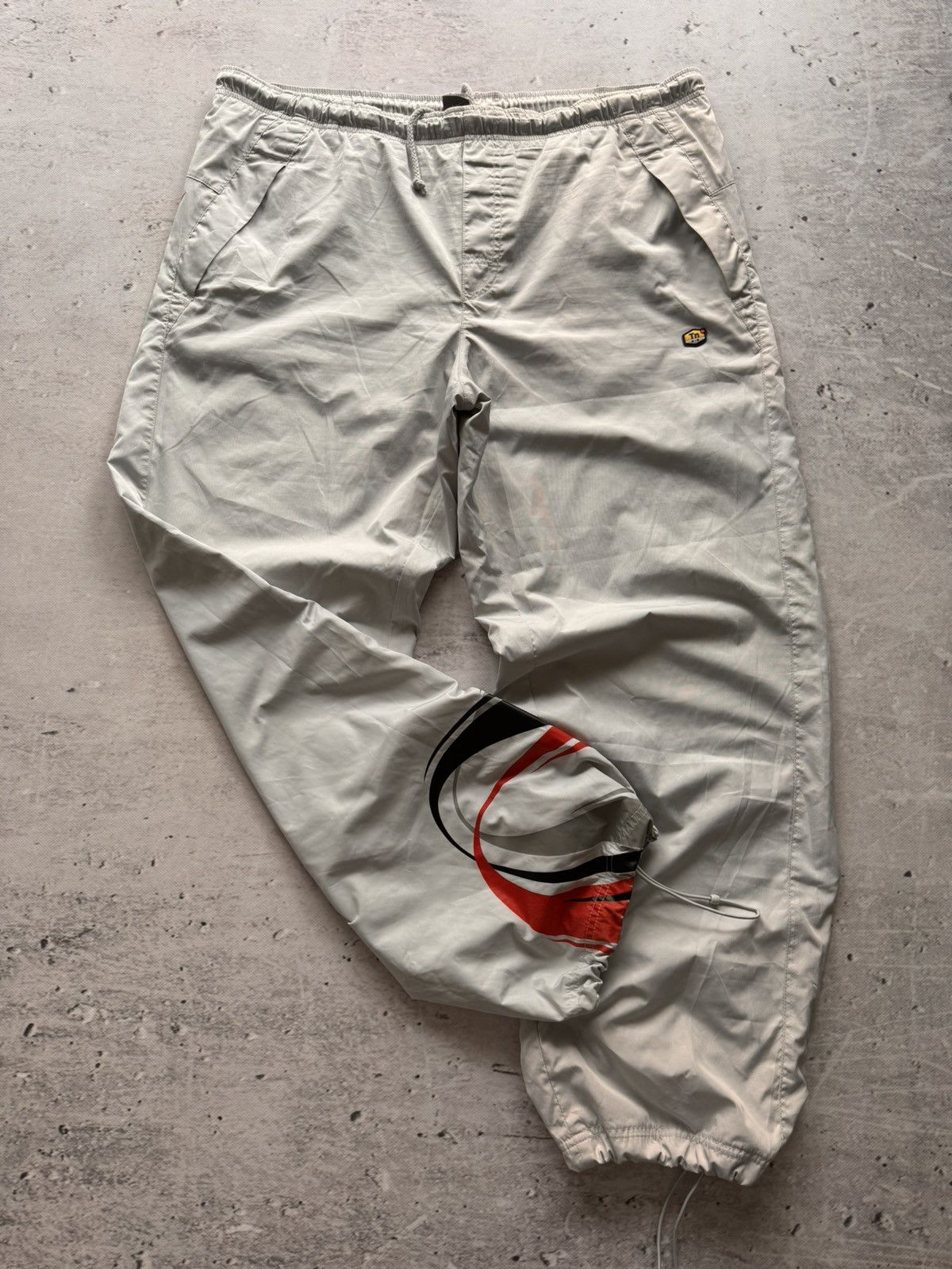 Nike × Vintage NIKE TN+ VINTAGE BASIC LOGO OVERSIZE BAGGY PANTS Size US 34 / EU 50 - 4 Thumbnail