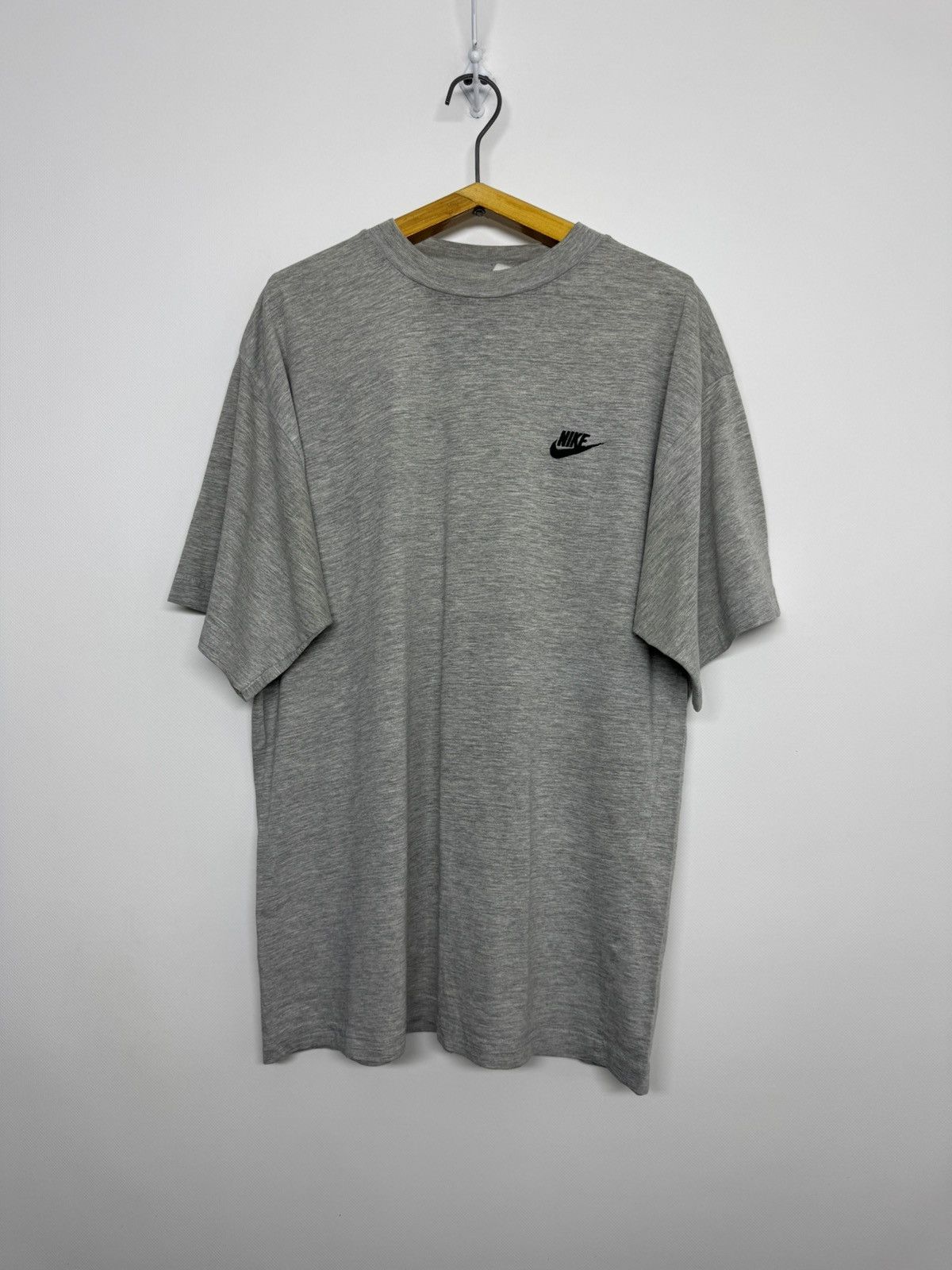 Nike Vintage 90s Nike Travis Scott Swoosh T-Shirt Washed Grey Size US M / EU 48-50 / 2 - 1 Thumbnail
