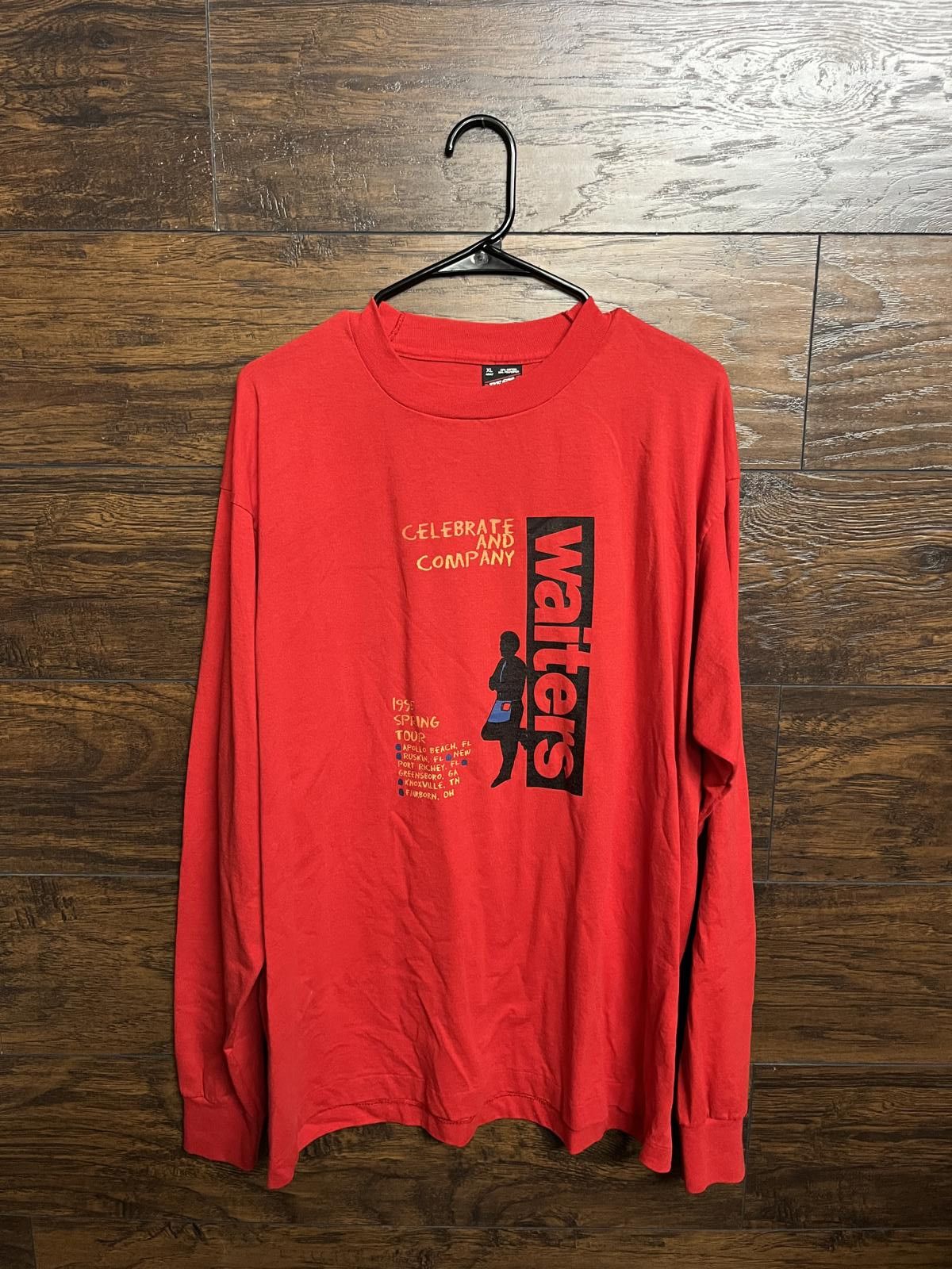 Fruit Of The Loom Waiters Celebrate And Company 1995 Spring Tour L/S Tee XL Size US XL / EU 56 / 4 - 1 Thumbnail