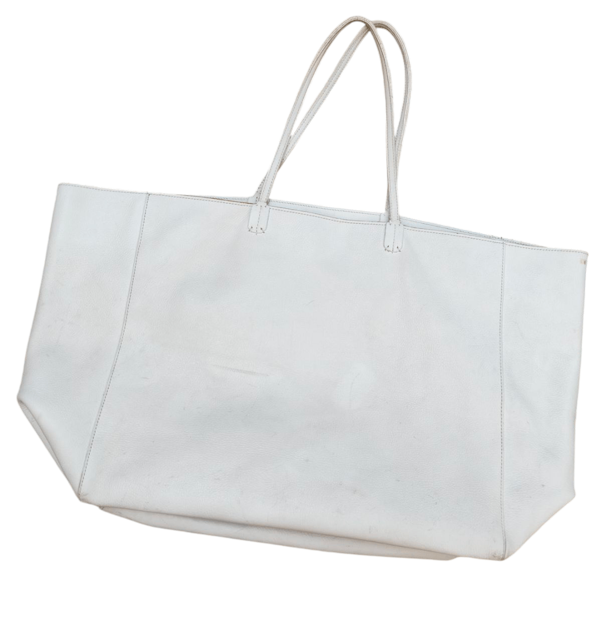 Genuine Leather Mimi Fitzgerald Leather worn Tote Bag Size ONE SIZE - 1 Thumbnail